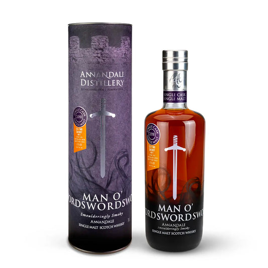 Savoring April: Exploring the Annandale Man O' Swords Single Cask Fino Sherry 2018 -  Our Whisky Of The Month