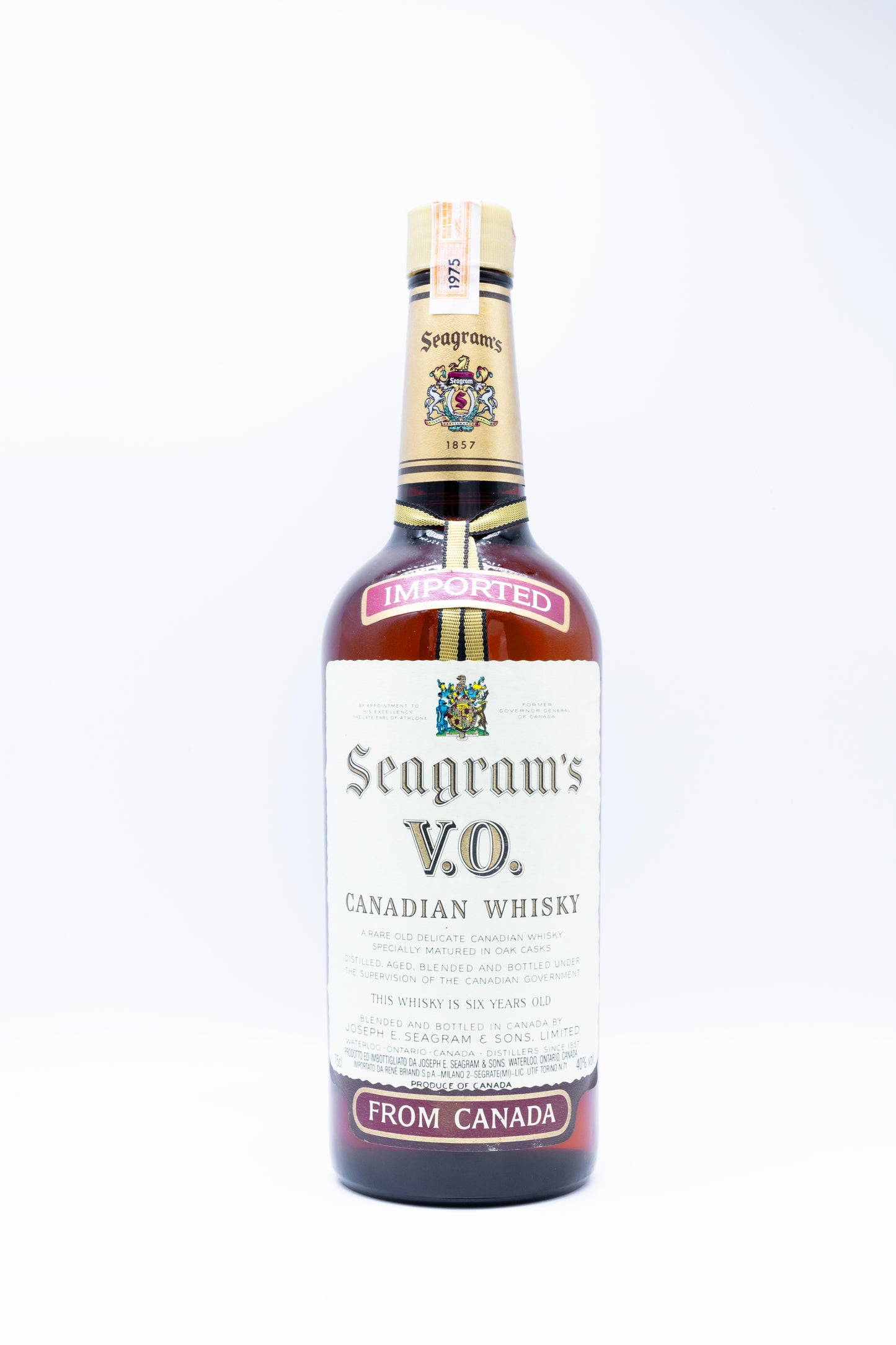 Seagrams V.O 1975