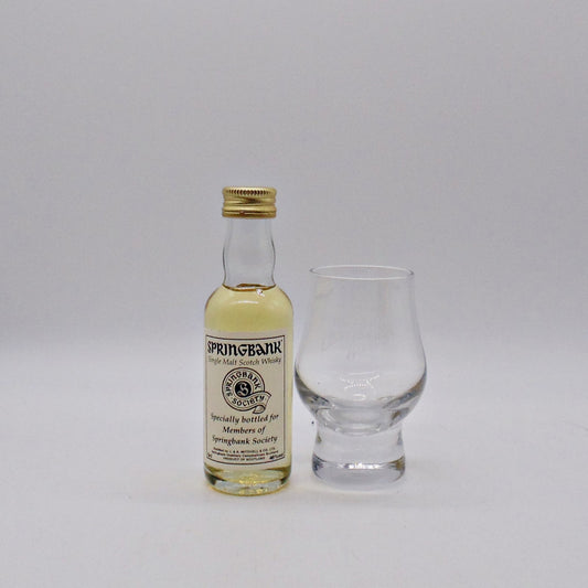 Springbank Miniature & Society Glass
