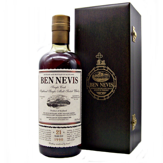 Ben Nevis - 1990 21 Years Old Port Wood - Distilled In November 1990