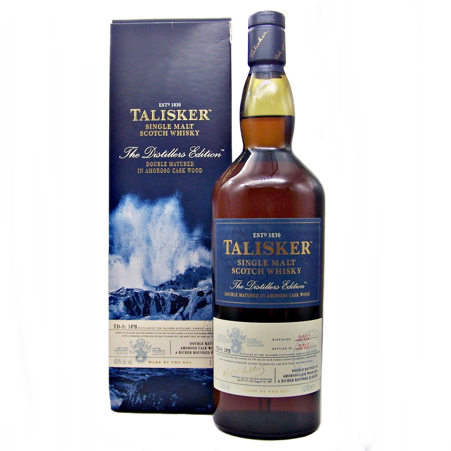 Talisker Distillers Edition Amoroso Finish 2002 Litre Bottle