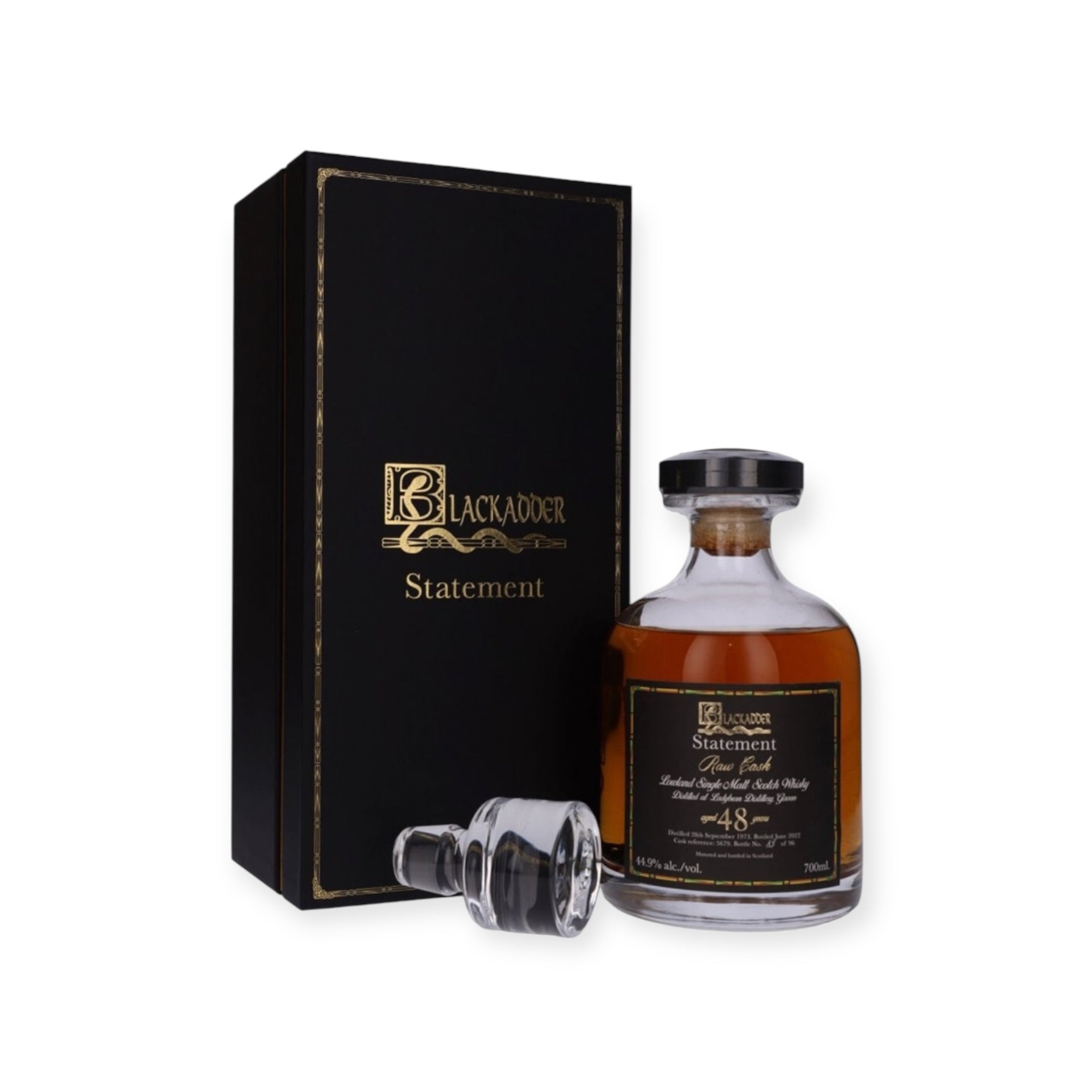 Ladyburn 1973 48 Year Old Blackadder Statement 52 Raw Cask Lowland