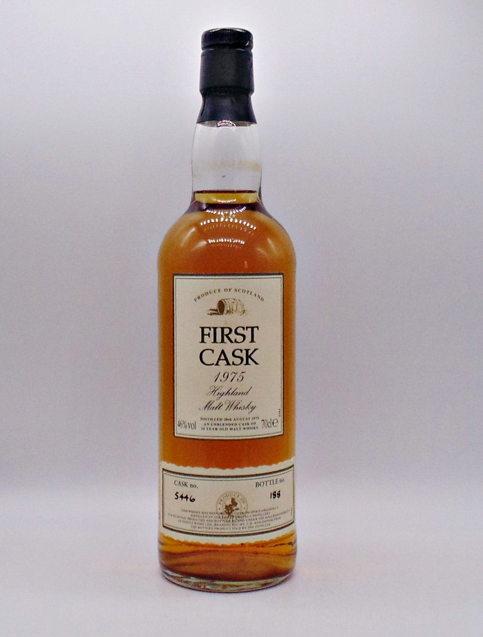 Royal Brackla First Cask 1975 - 24 Year Old  - Bottle NO.188