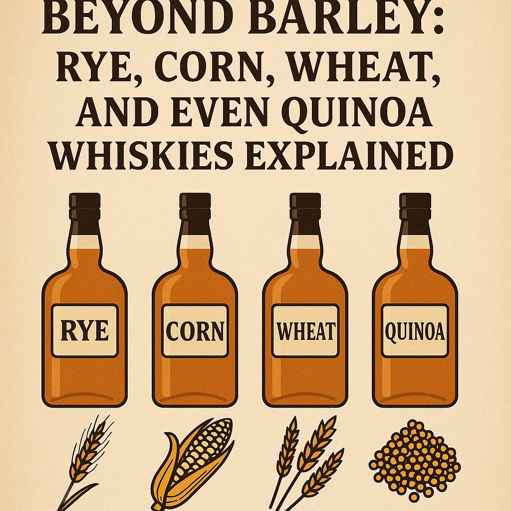Beyond Barley: Rye, Corn, Wheat, and Even Quinoa Whiskies Explained
