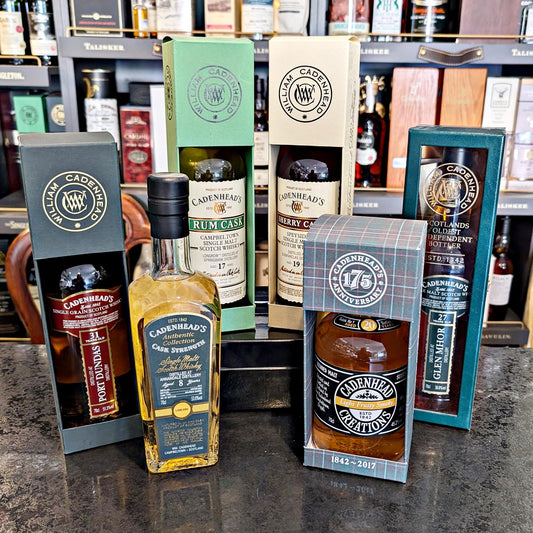 Experience the Unfiltered Excellence: Cadenhead Bottlings at Whiskys.co.uk