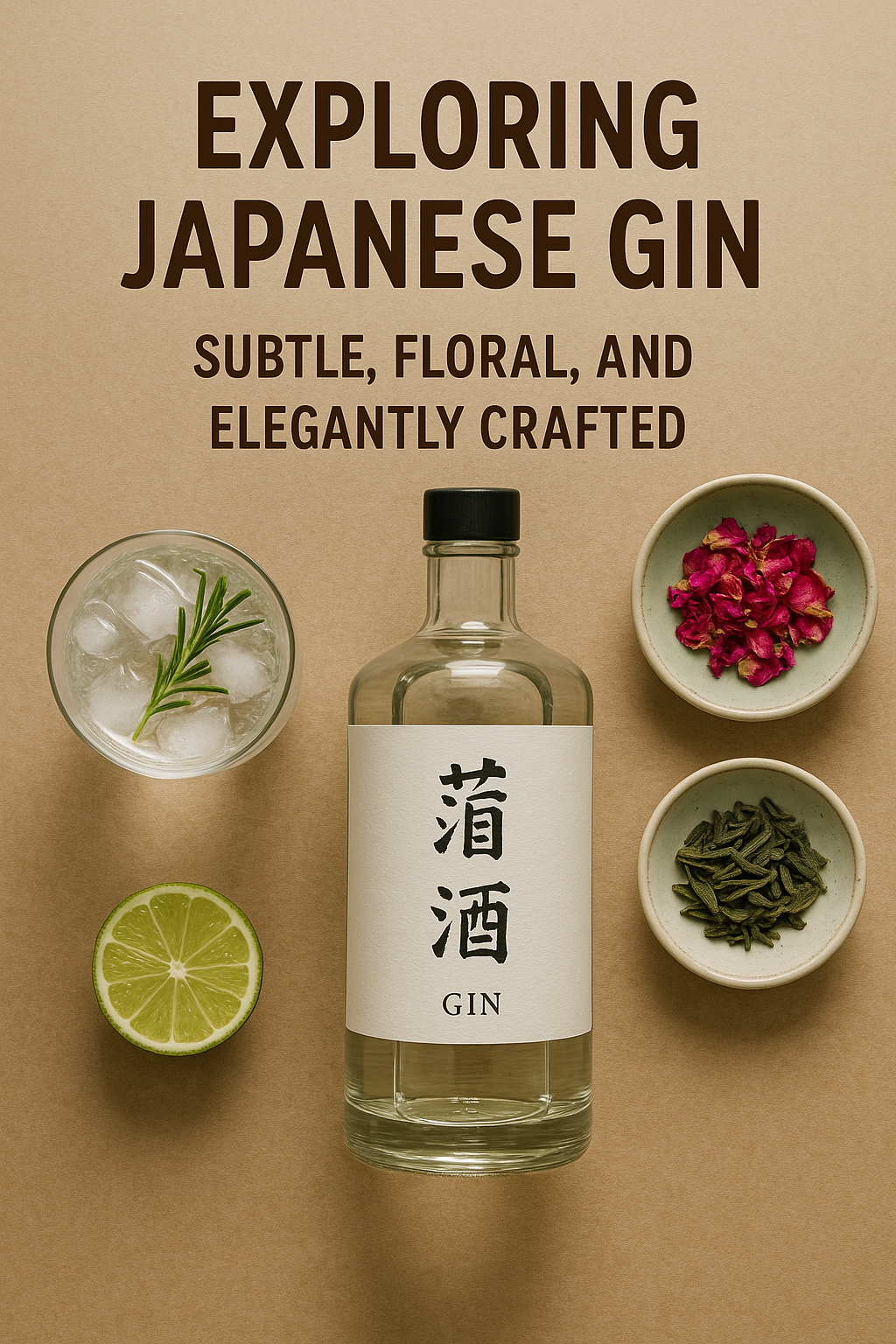 Exploring Japanese Gin: Subtle, Floral, and Elegantly Crafted