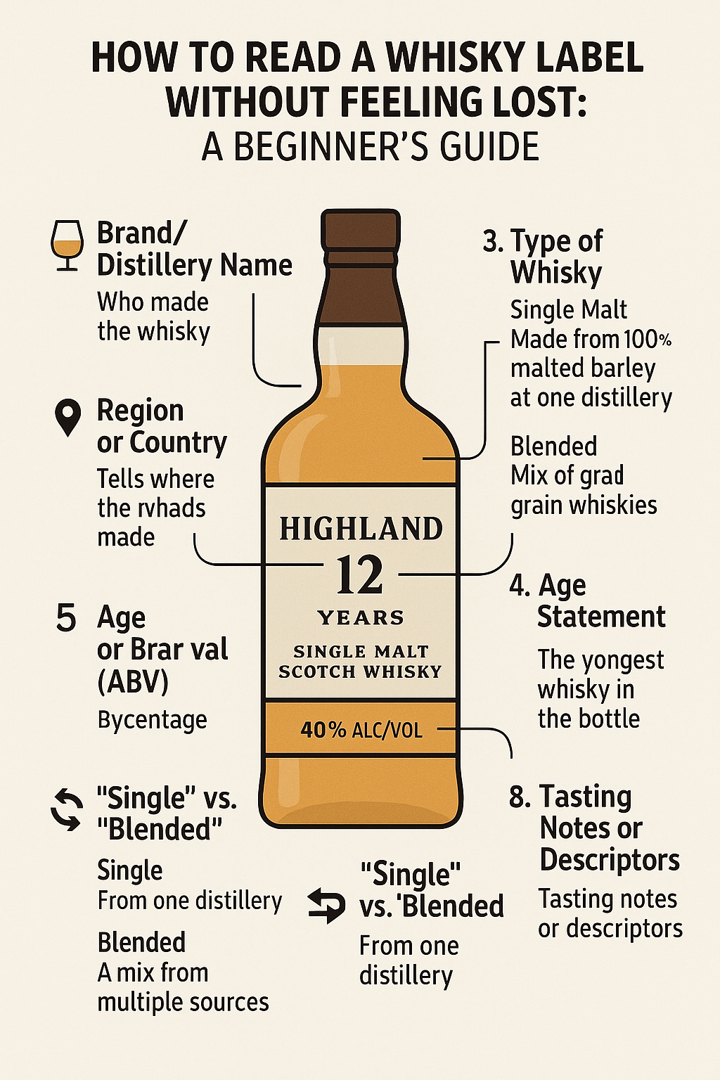 How to Read a Whisky Label Without Feeling Lost: A Beginner’s Guide