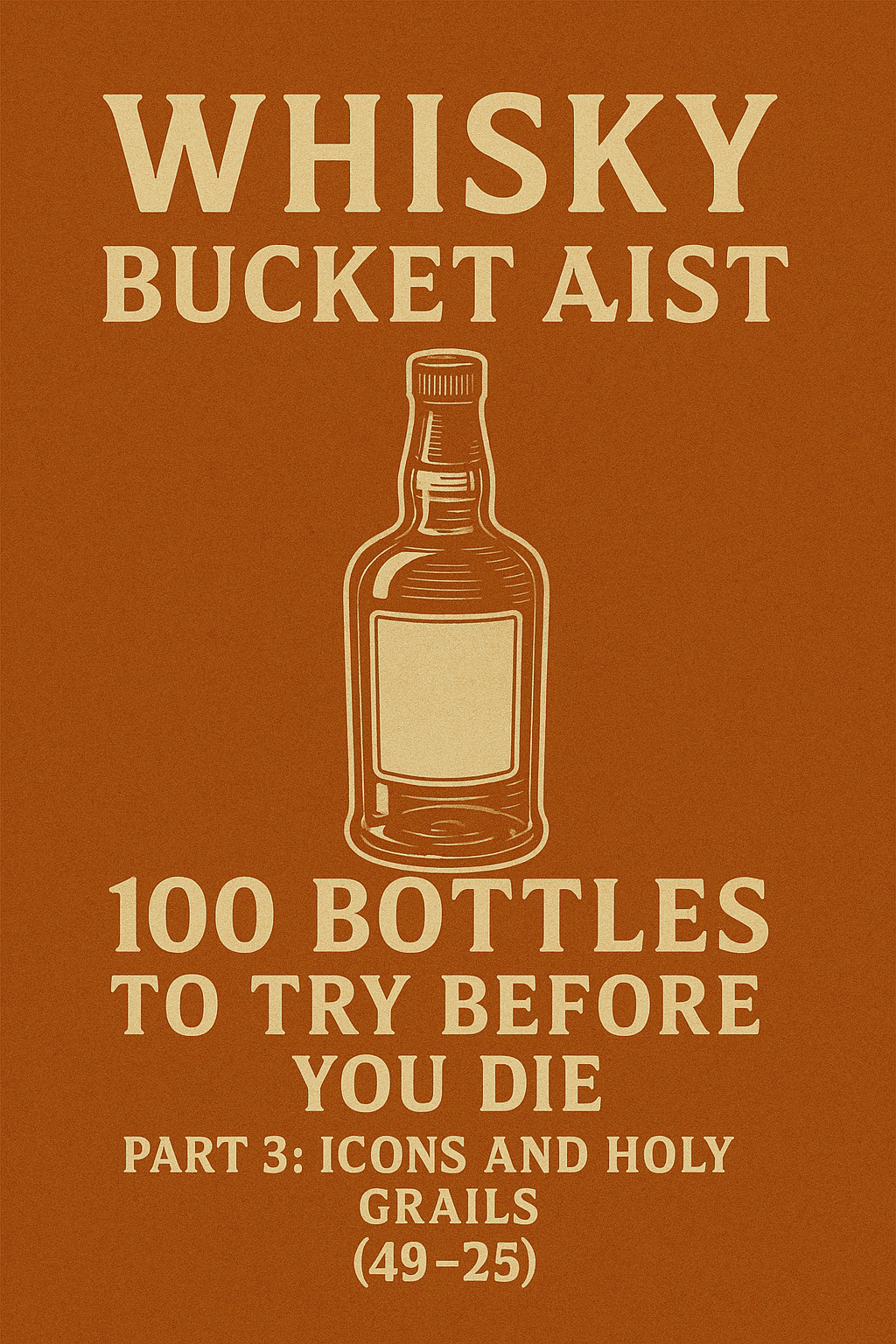 Whisky Bucket List: 100 Bottles to Try Before You Die Part 3: Icons and Holy Grails (49-25)