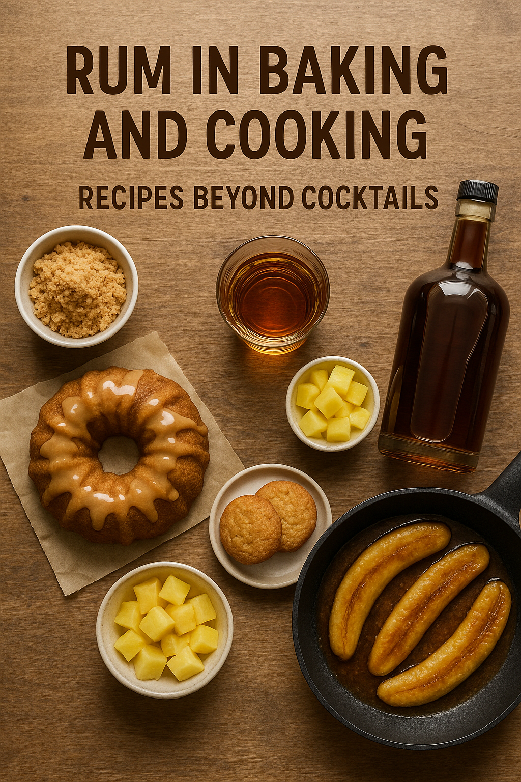 Rum in Baking and Cooking: Recipes Beyond Cocktails