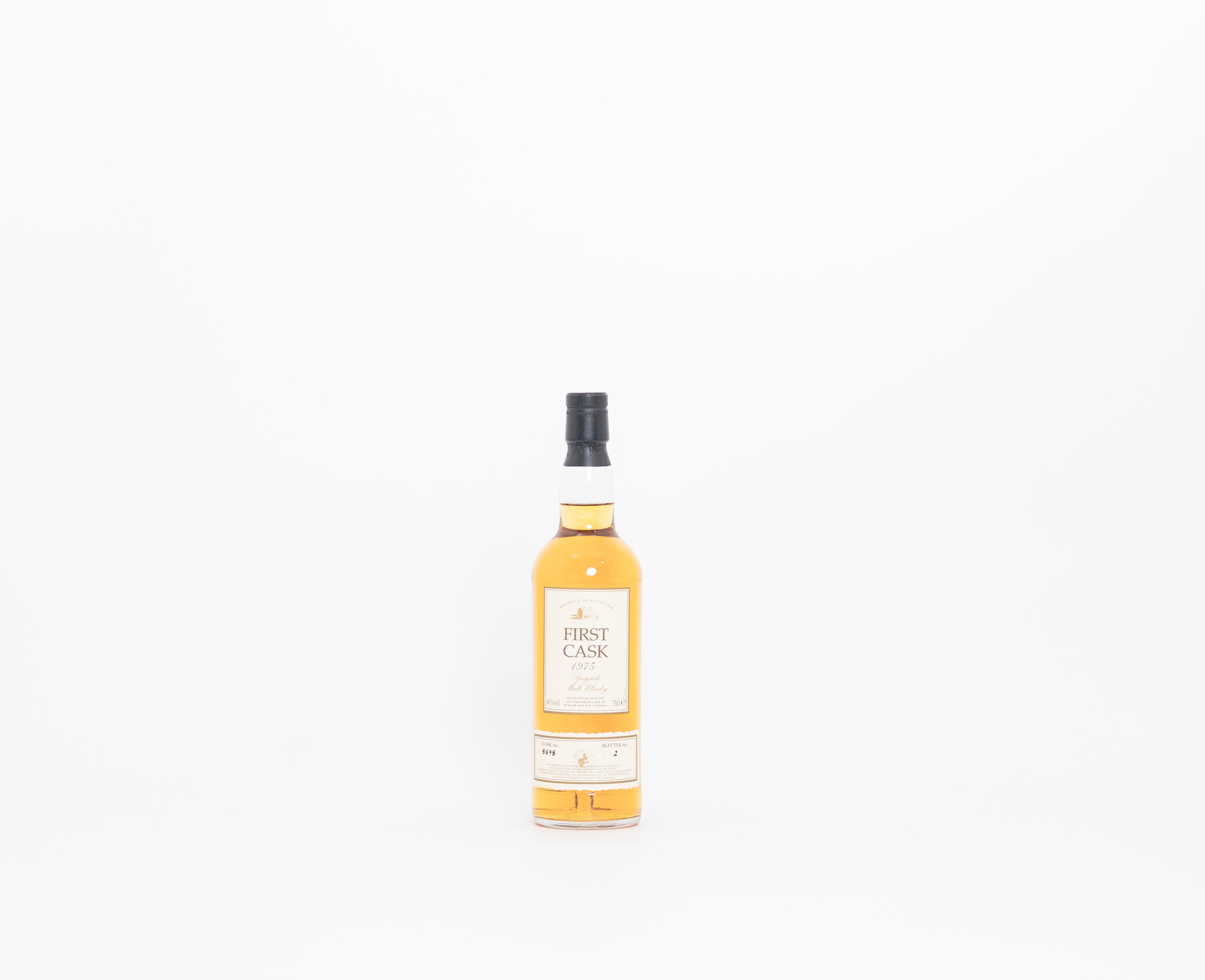 Macallan 1975 20 Year Old – First Cask Malt Whisky Circle, Cask #8900, 46% ABV (Bottle #2)