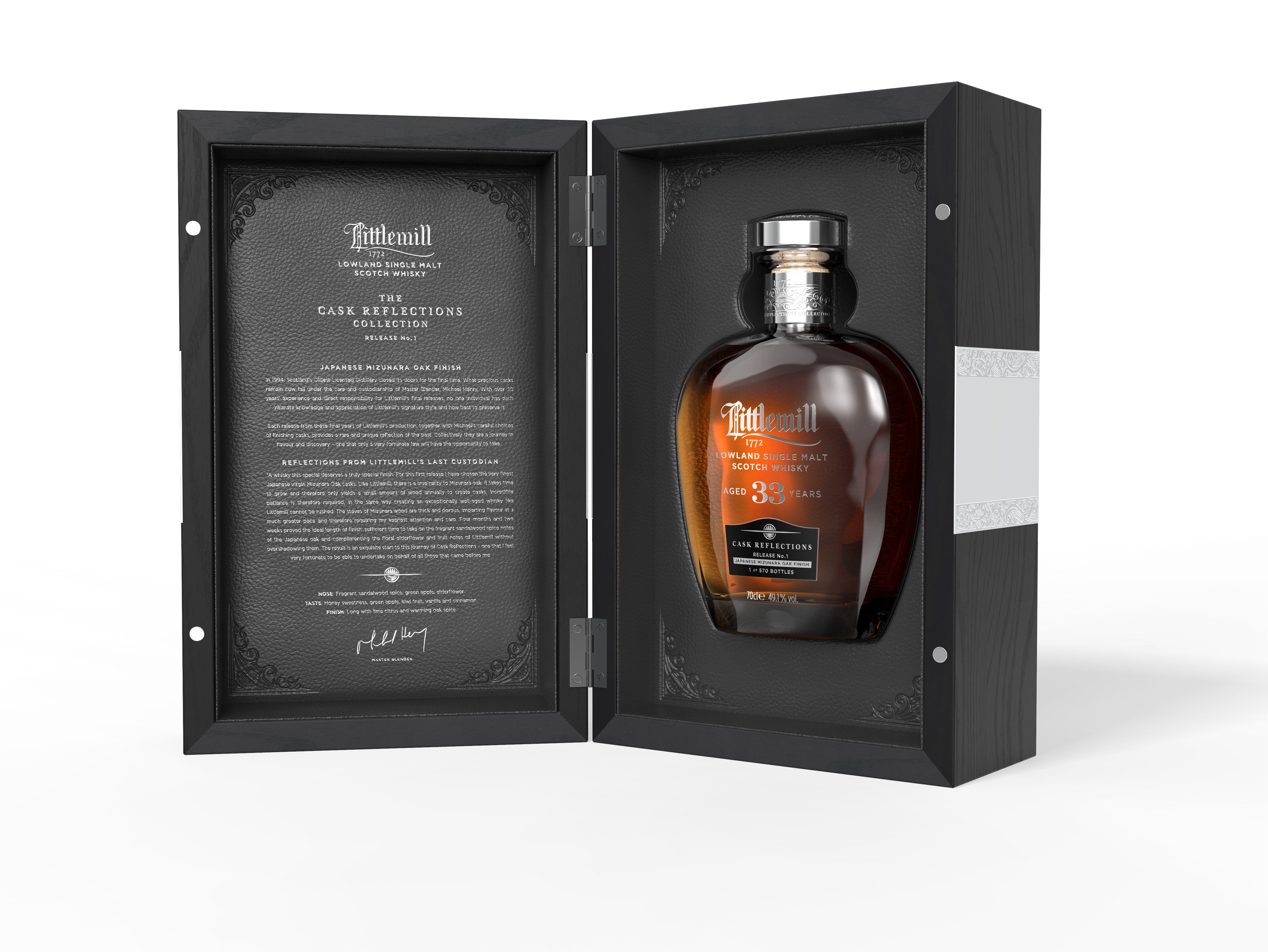 Littlemill 33 Year Old Mizunara Finish