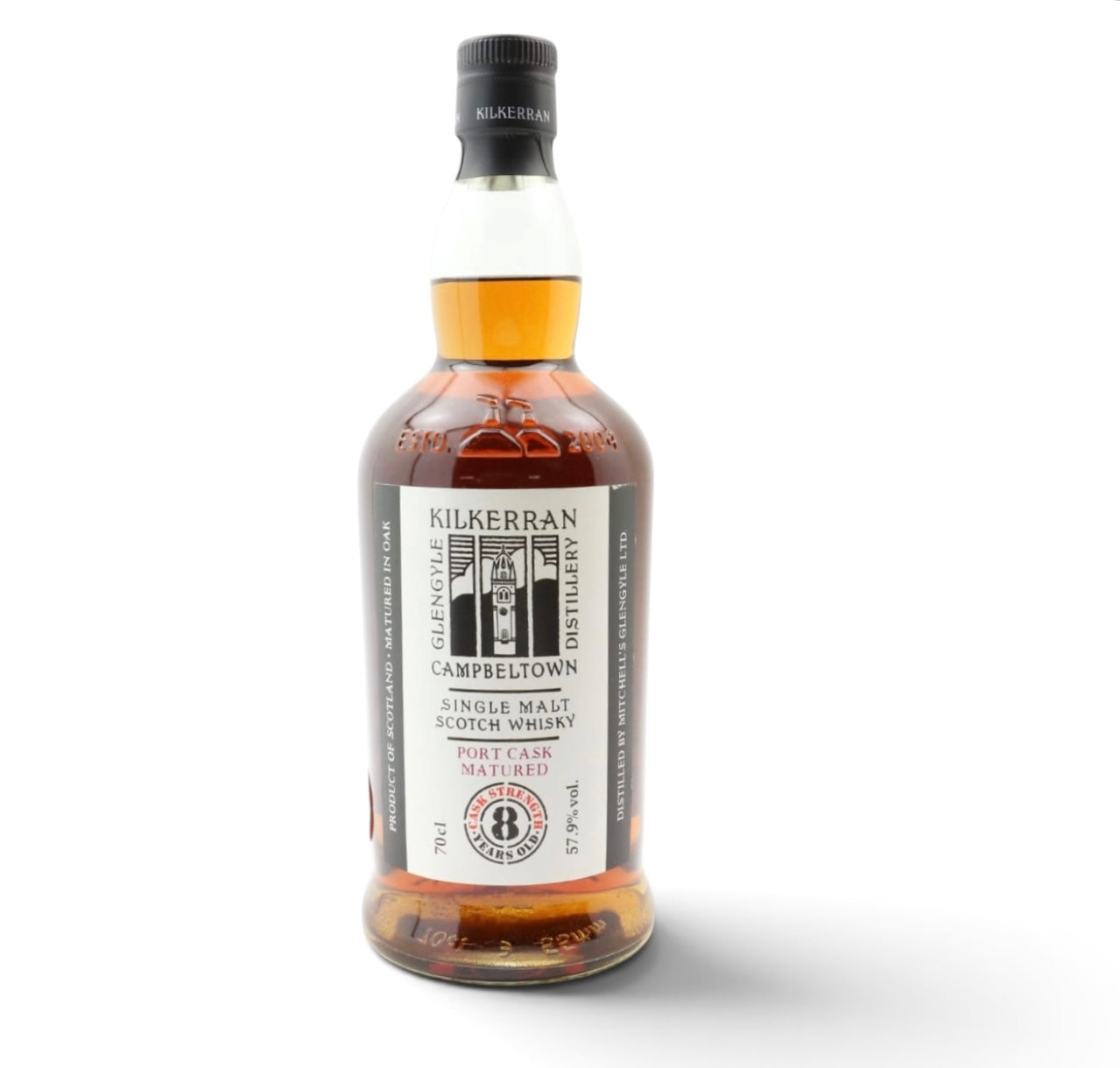 Kilkerran 8 Year Old Cask Strength Port Cask Matured | 57.9% | 70cl | Campbeltown Single Malt