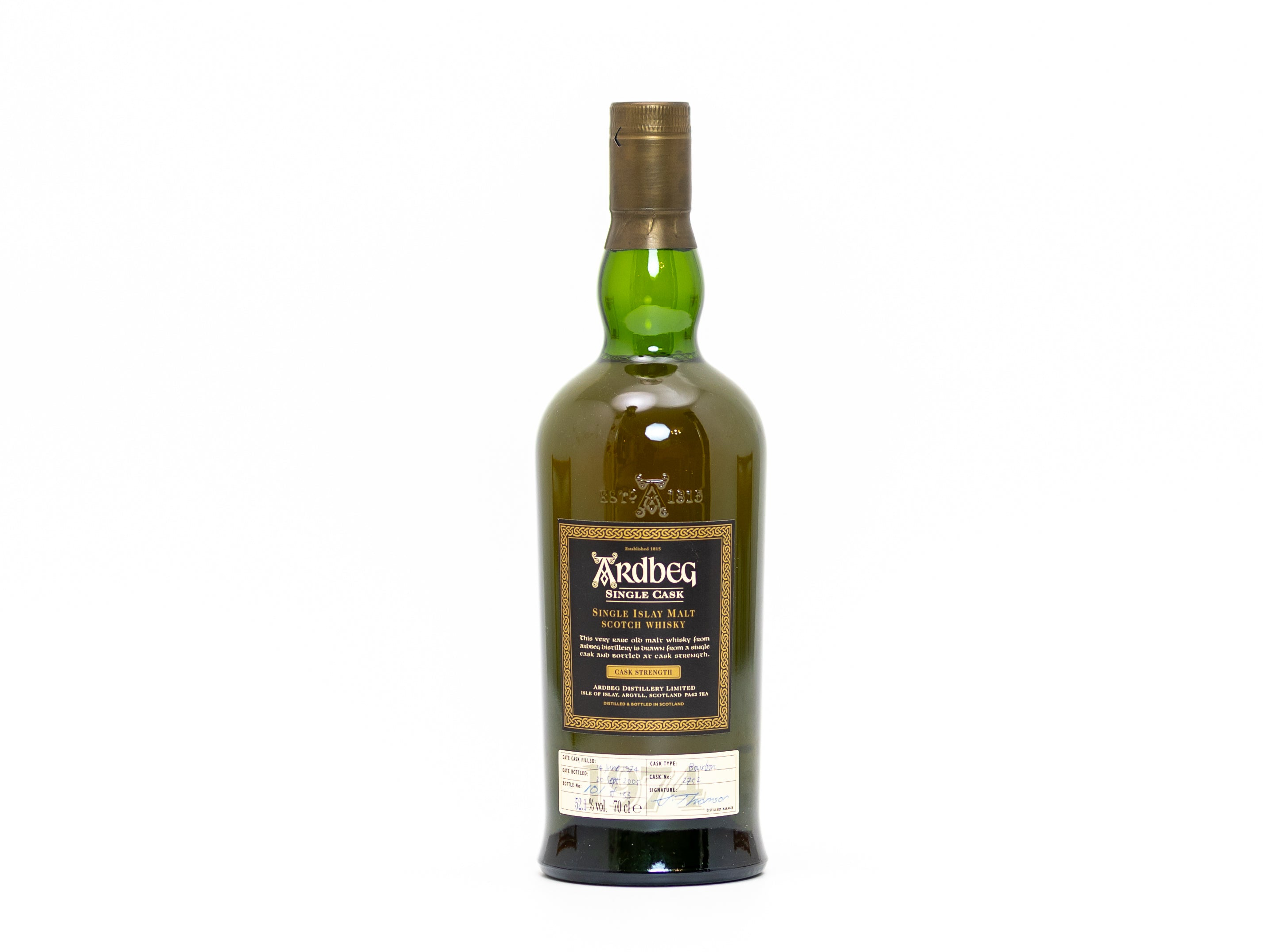 Ardbeg Single Cask #2752 Whisky 31 Year Old 1974