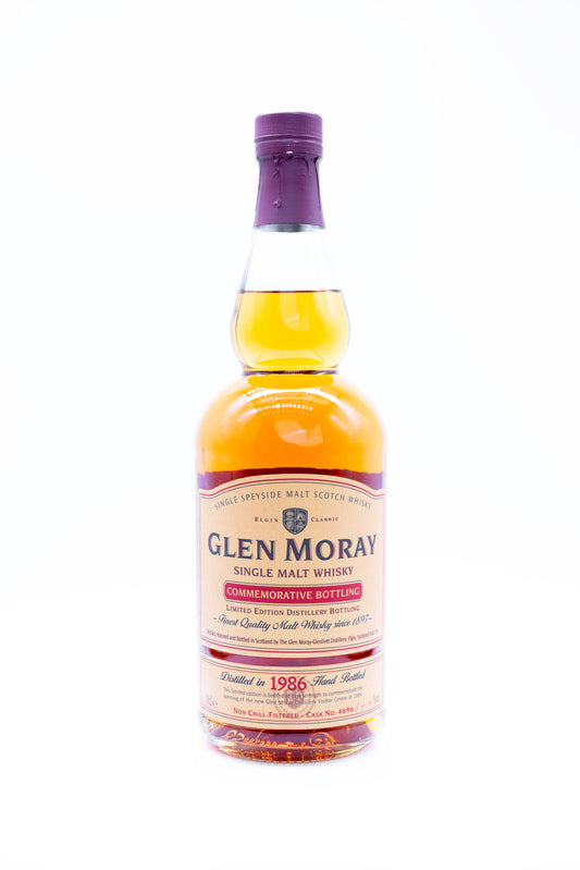 Glen Moray 1986 Commemorative Bottling