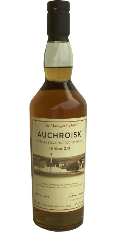 Auchroisk 16 Year Old The Manager’s Dram
