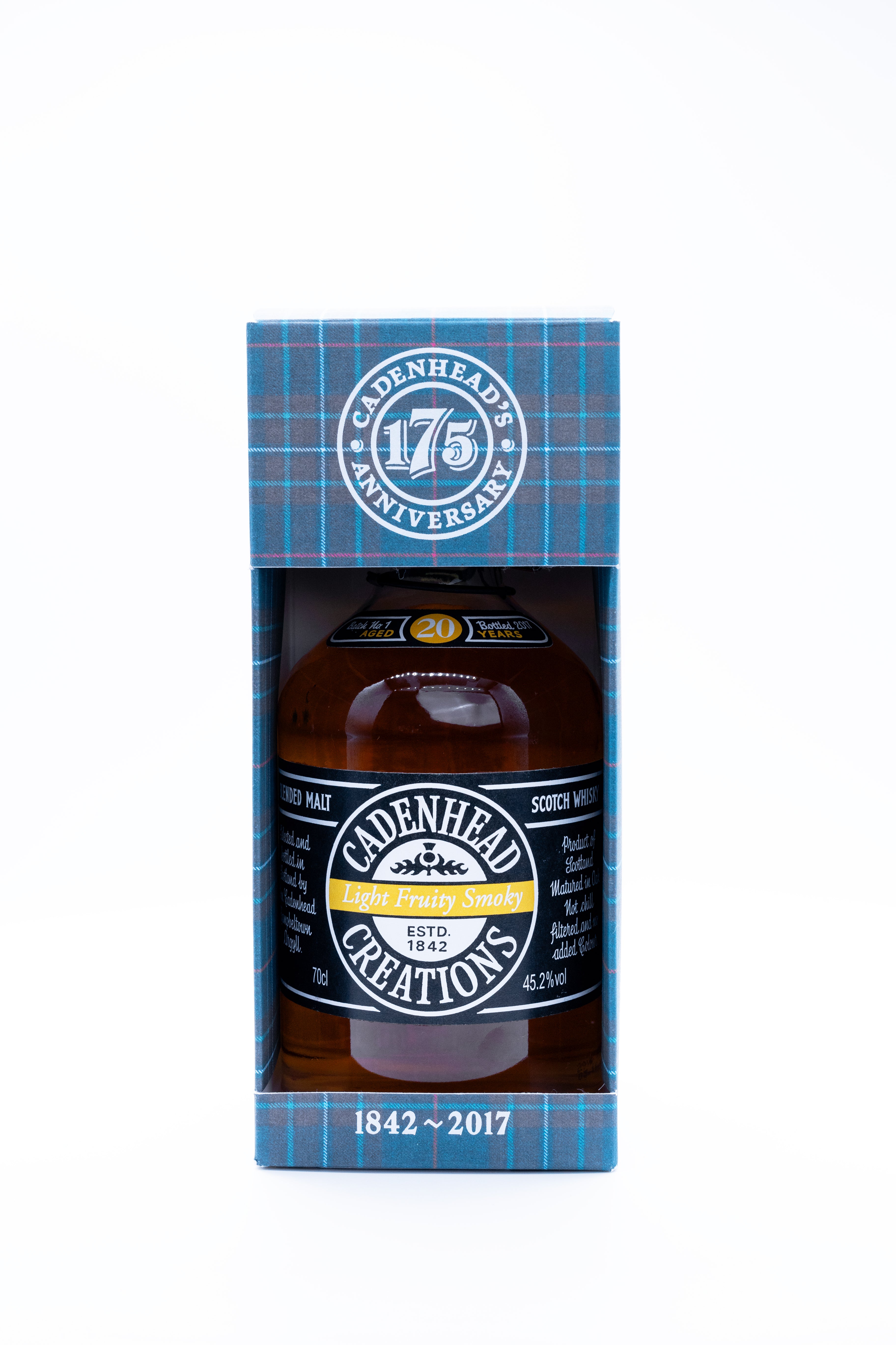 Cadenhead's Creations Light Fruity Smoky 20 Year Old Batch #1 175th Anniversary Bottling