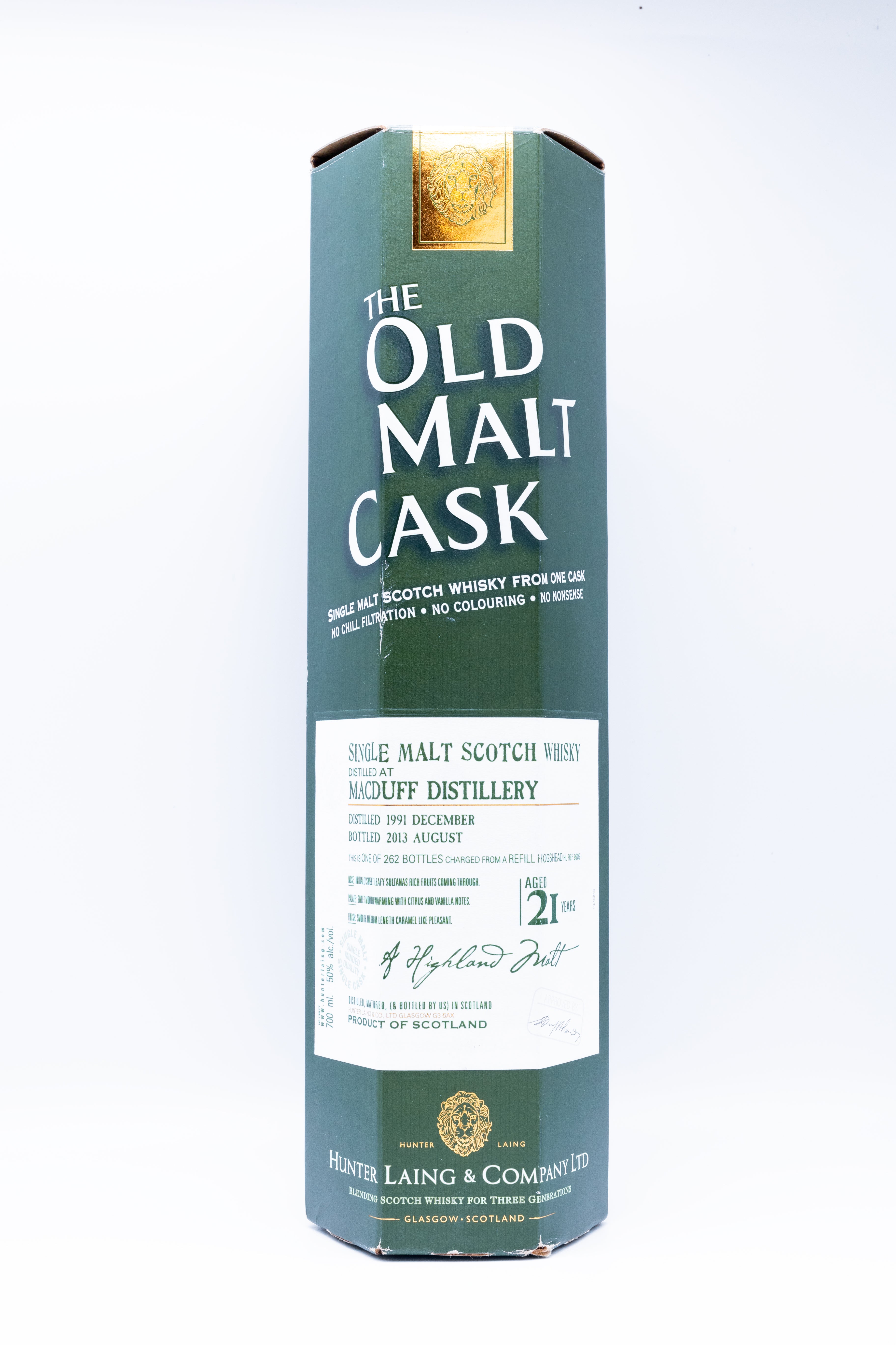 Macduff 21 Year Old - Old Malt Cask