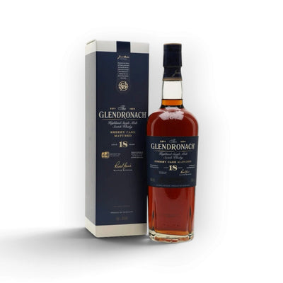 The GlenDronach 18 Year Old | Sherry Cask Matured | Oloroso | 46% | 70cl | Highland Single Malt