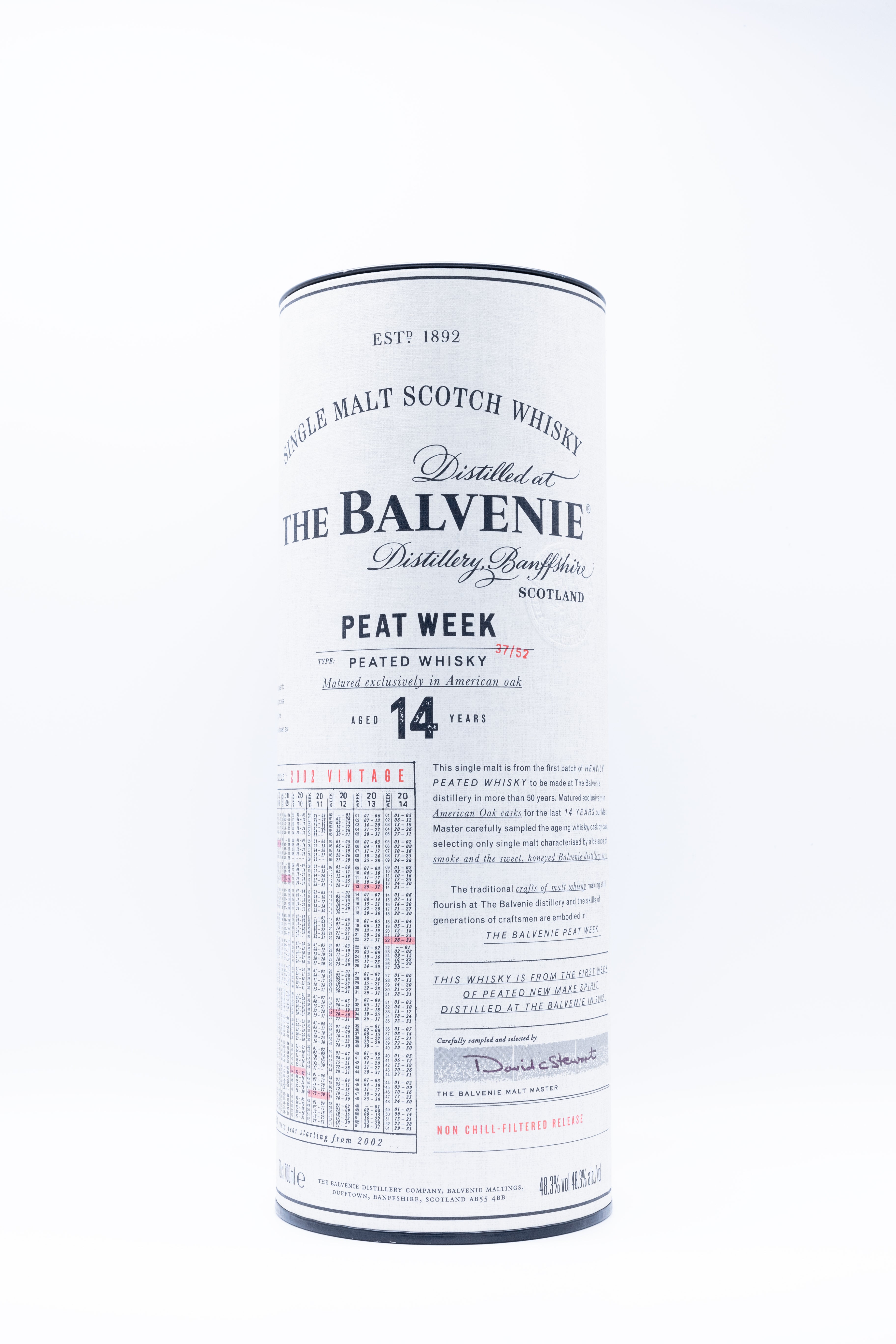 Balvenie 14 Year Old Peat Week 2002 Vintage