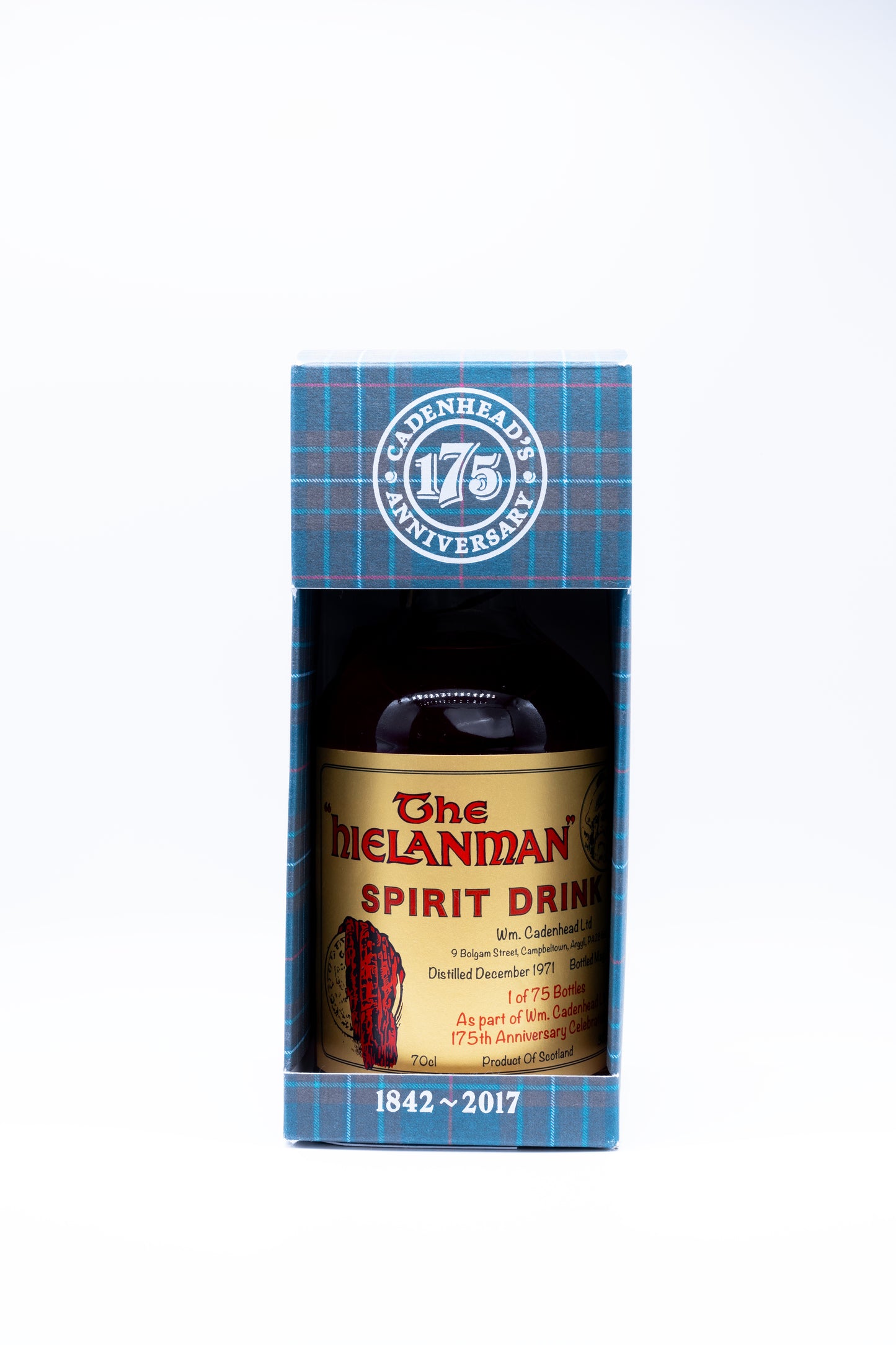 Glenfarclas-  The Hielanman - Spirit Drink  45 Year olds -CadenHead's 175 Anniversary