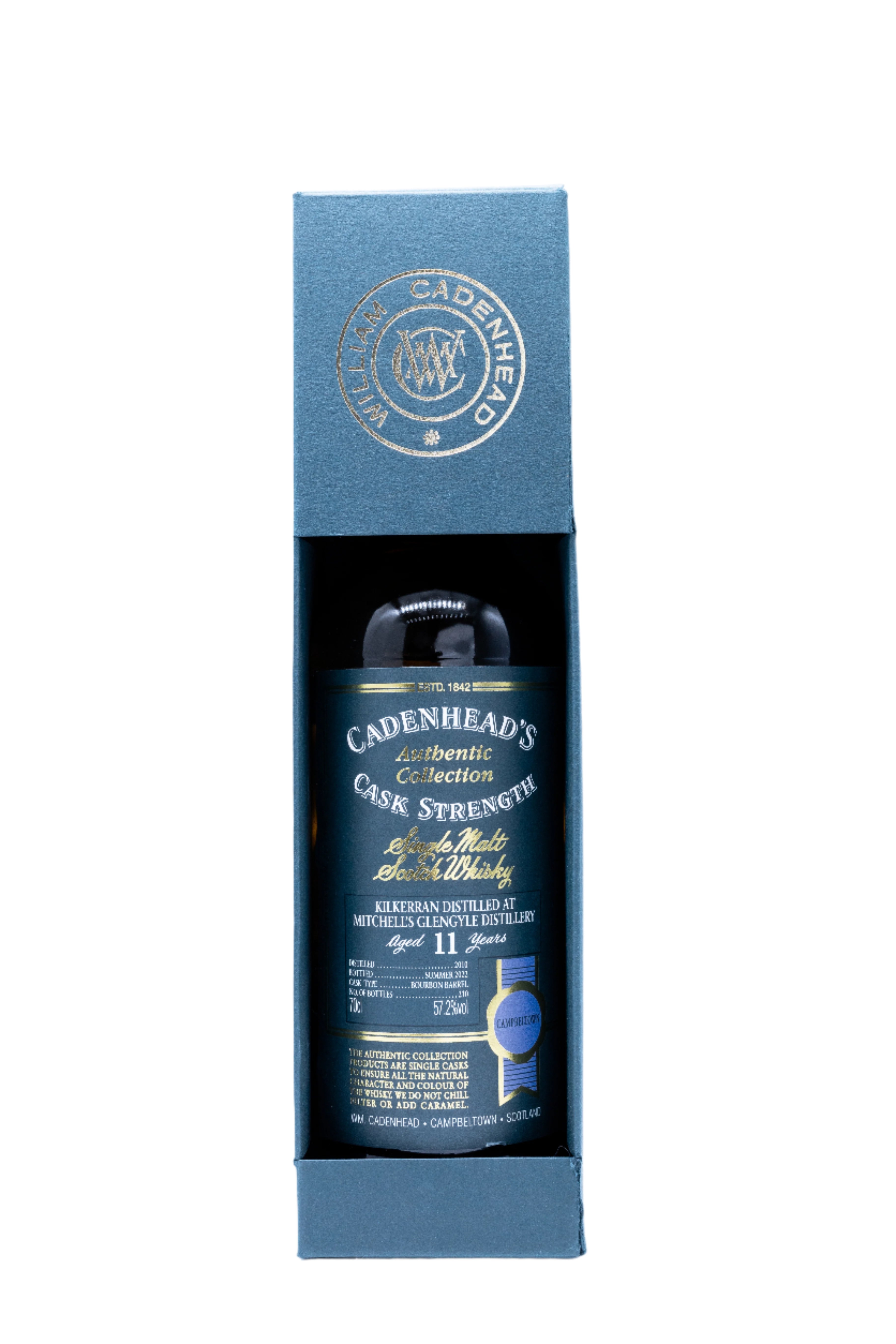 Kilkerran 11 Year Old Cadenhead's Authetic Collection