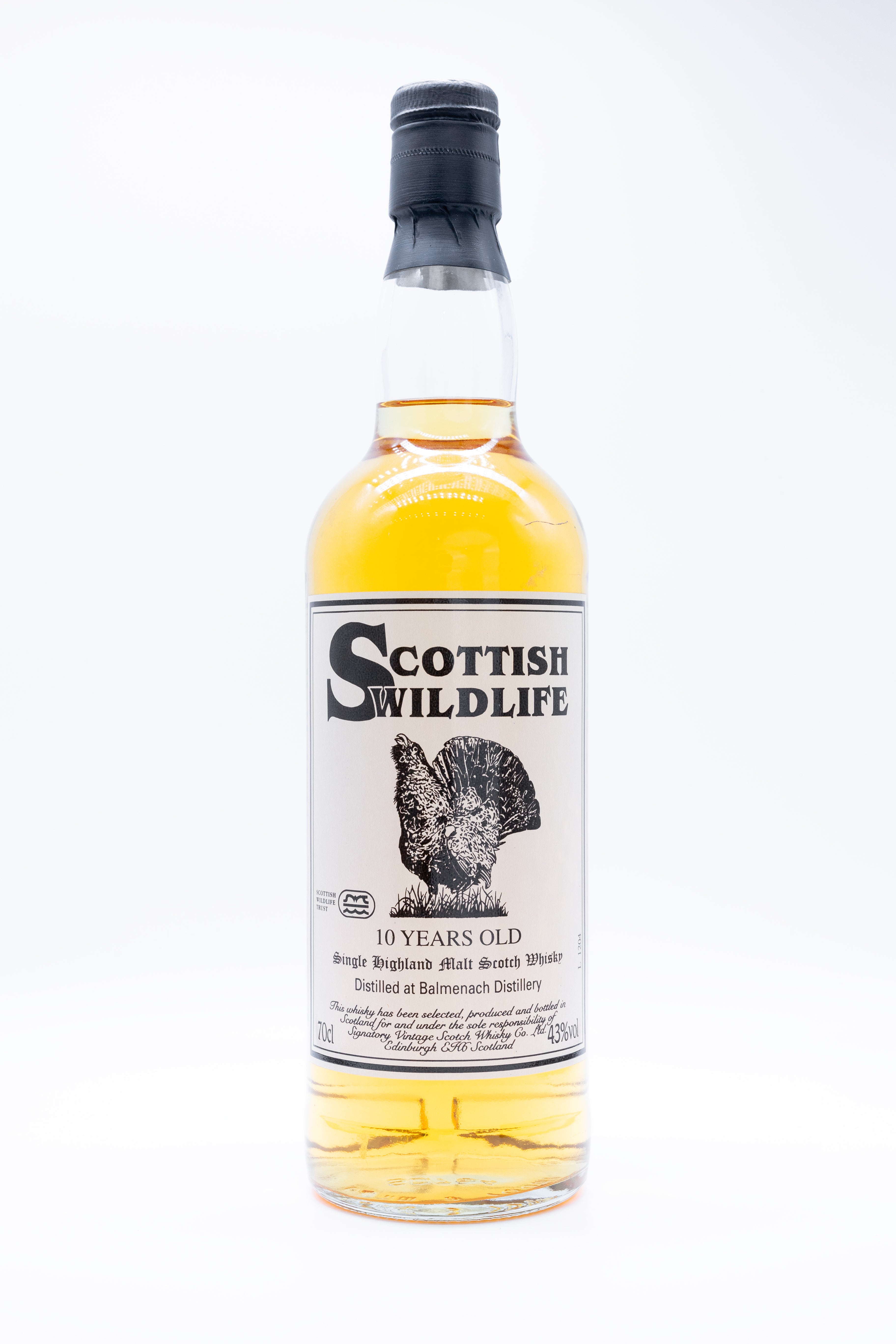 Balmenach 10 Year Old Scottish Wildlife Capercaillie