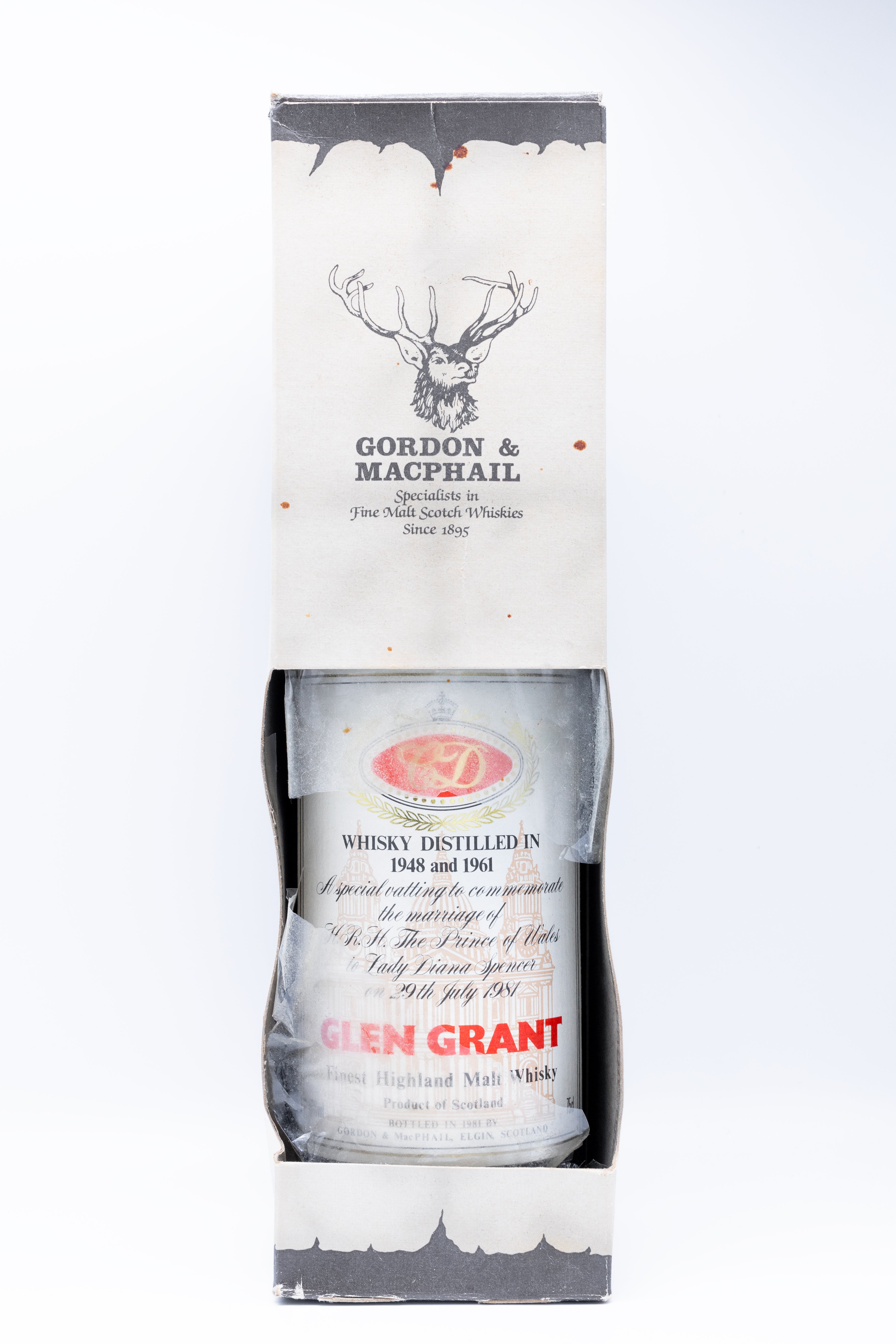 Glen Grant 1948 & 1961 - Charles & Diana Royal Wedding