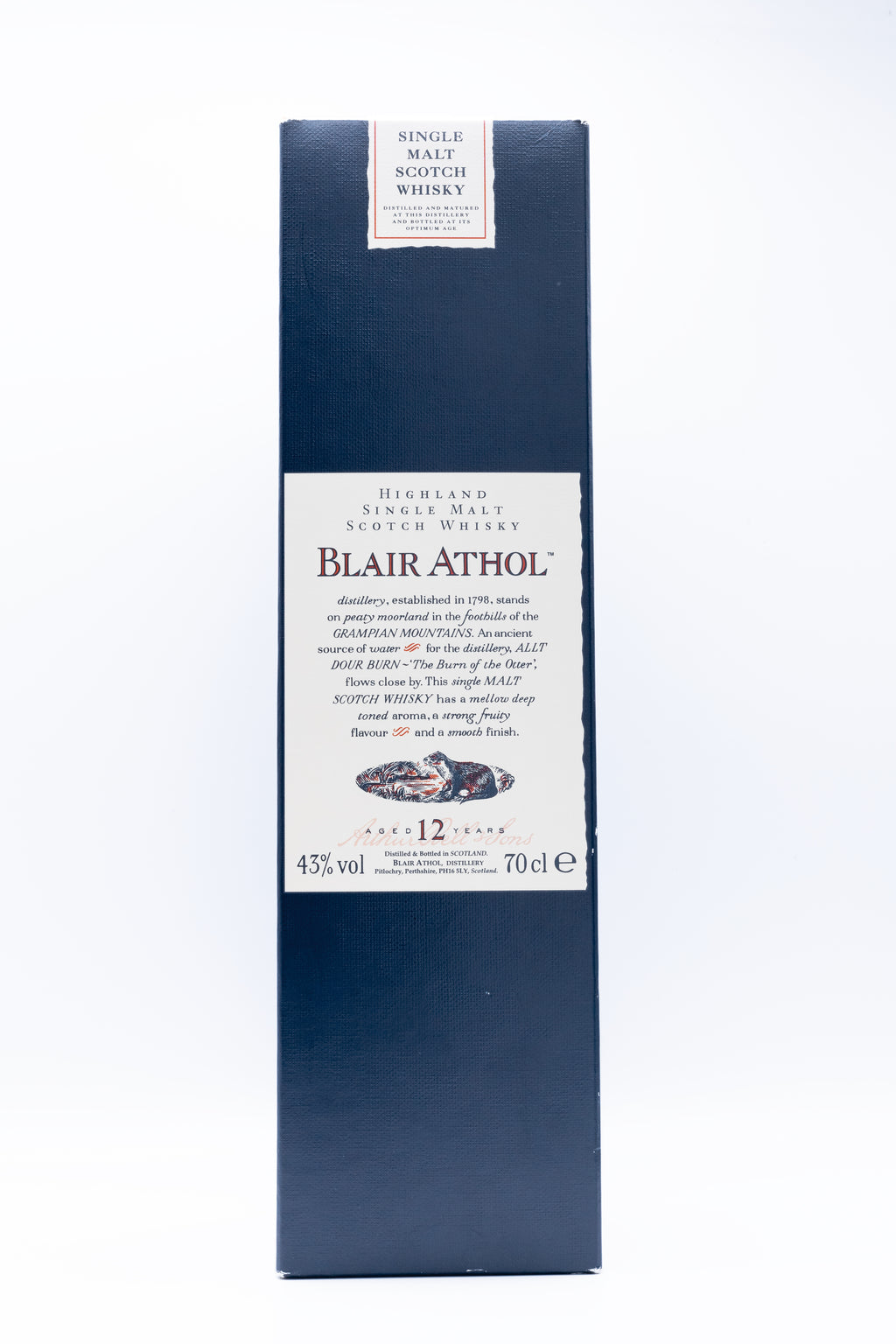 Blair Athol 12 Year Old Distillery Signed Bottle