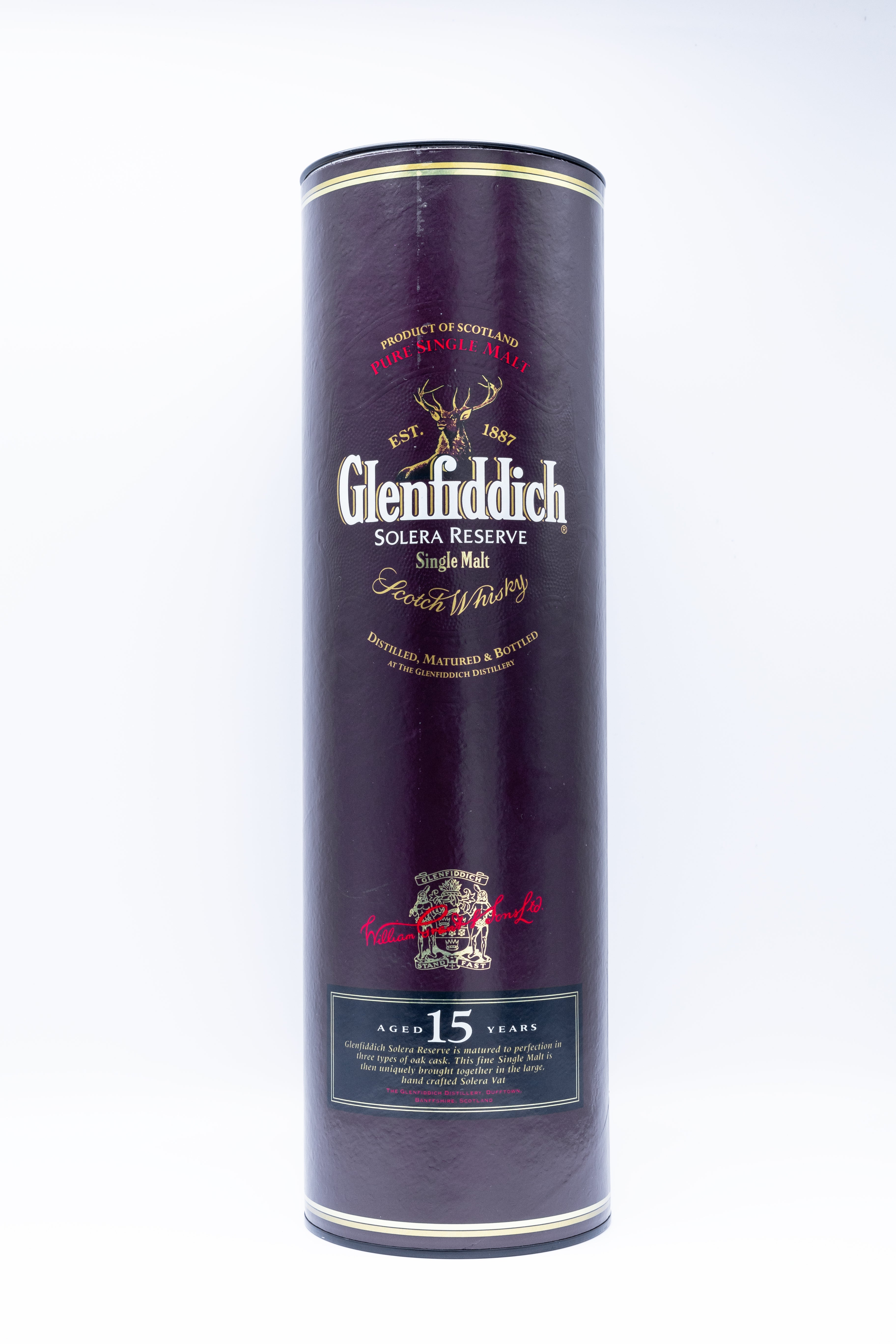 Glenfiddich 15 Years Solera Reserve - Old Design