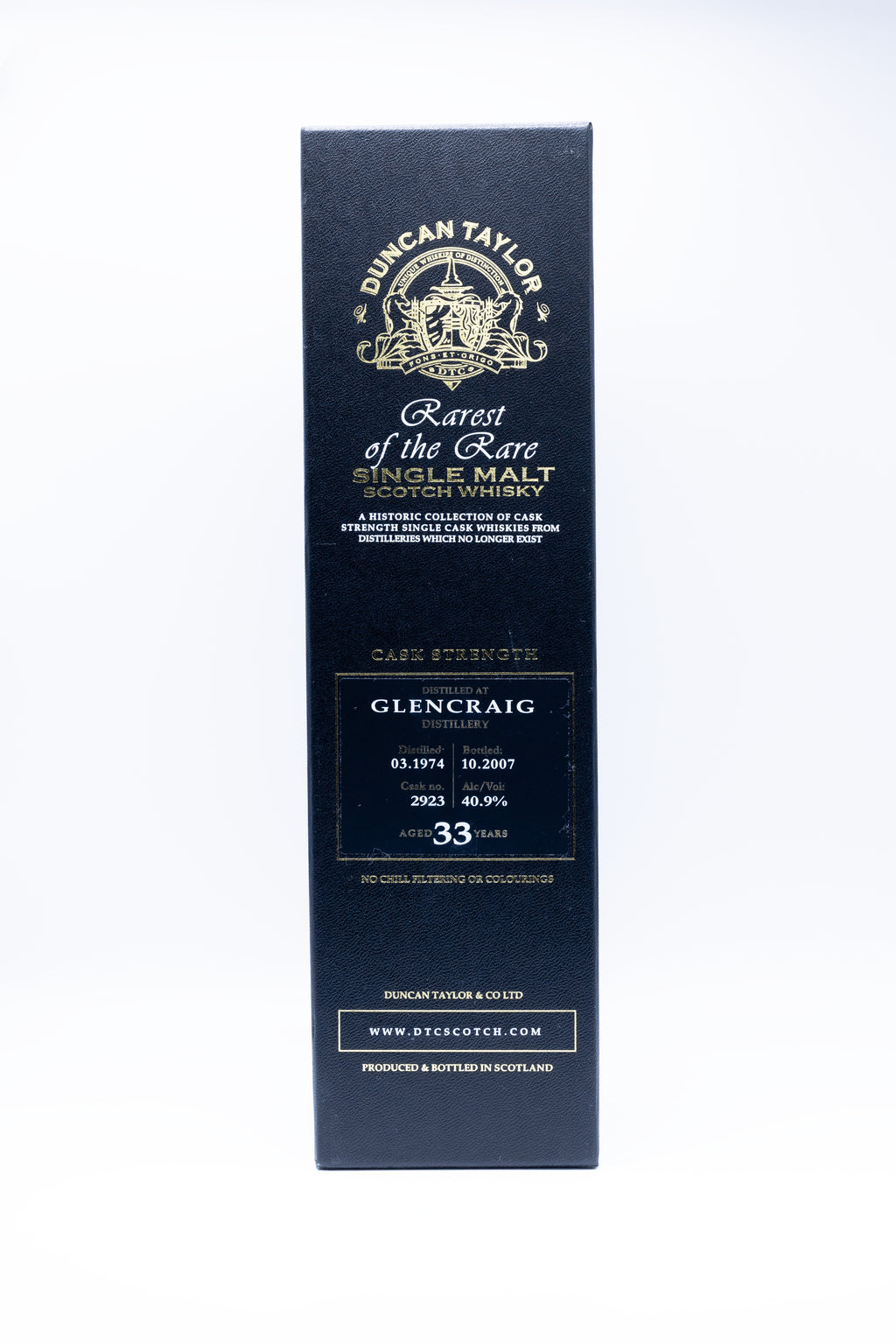 GlenCraig 33 Year Old Duncan Taylors