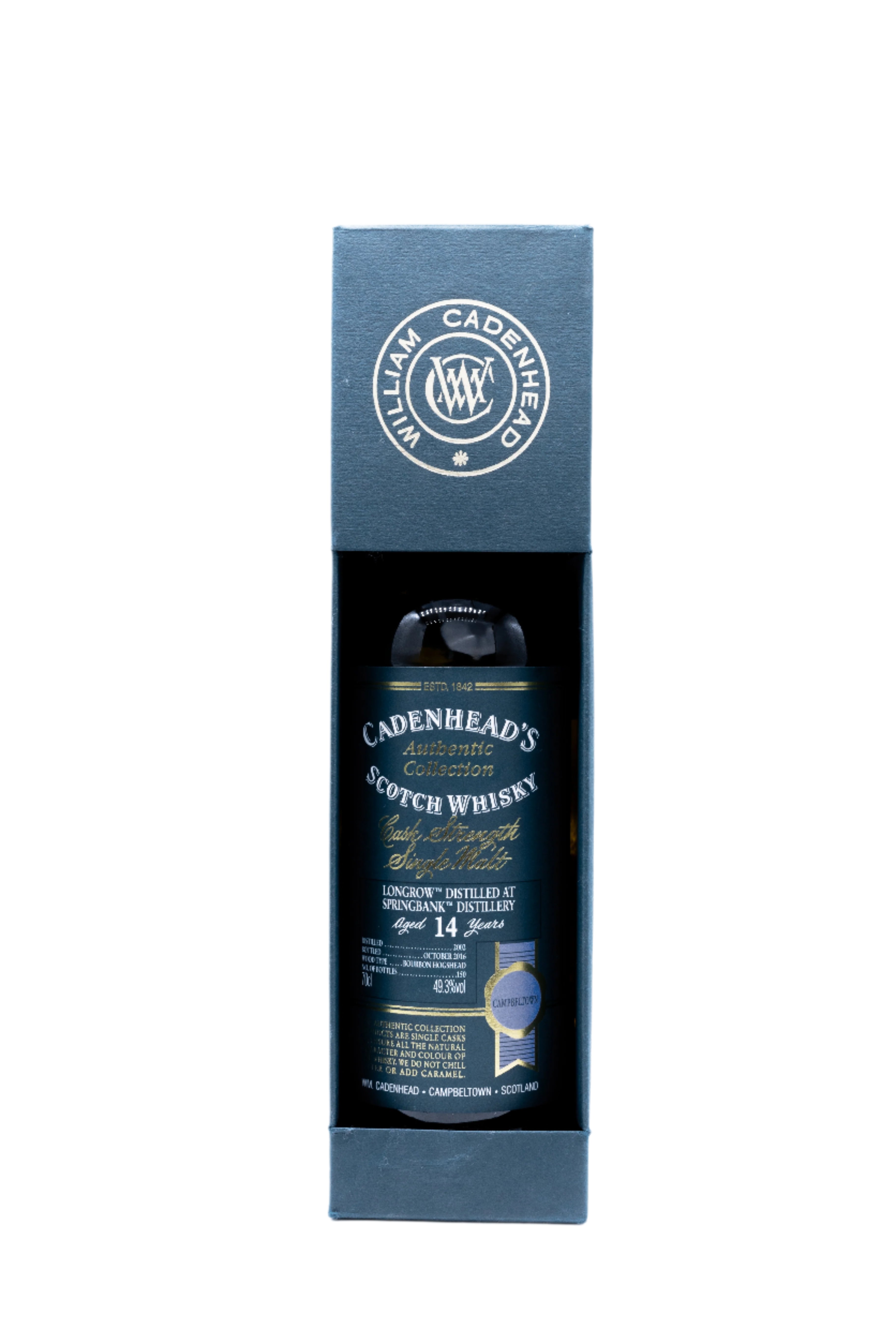 Longrow 14 Year Old Cadenhead's Authentic Collection