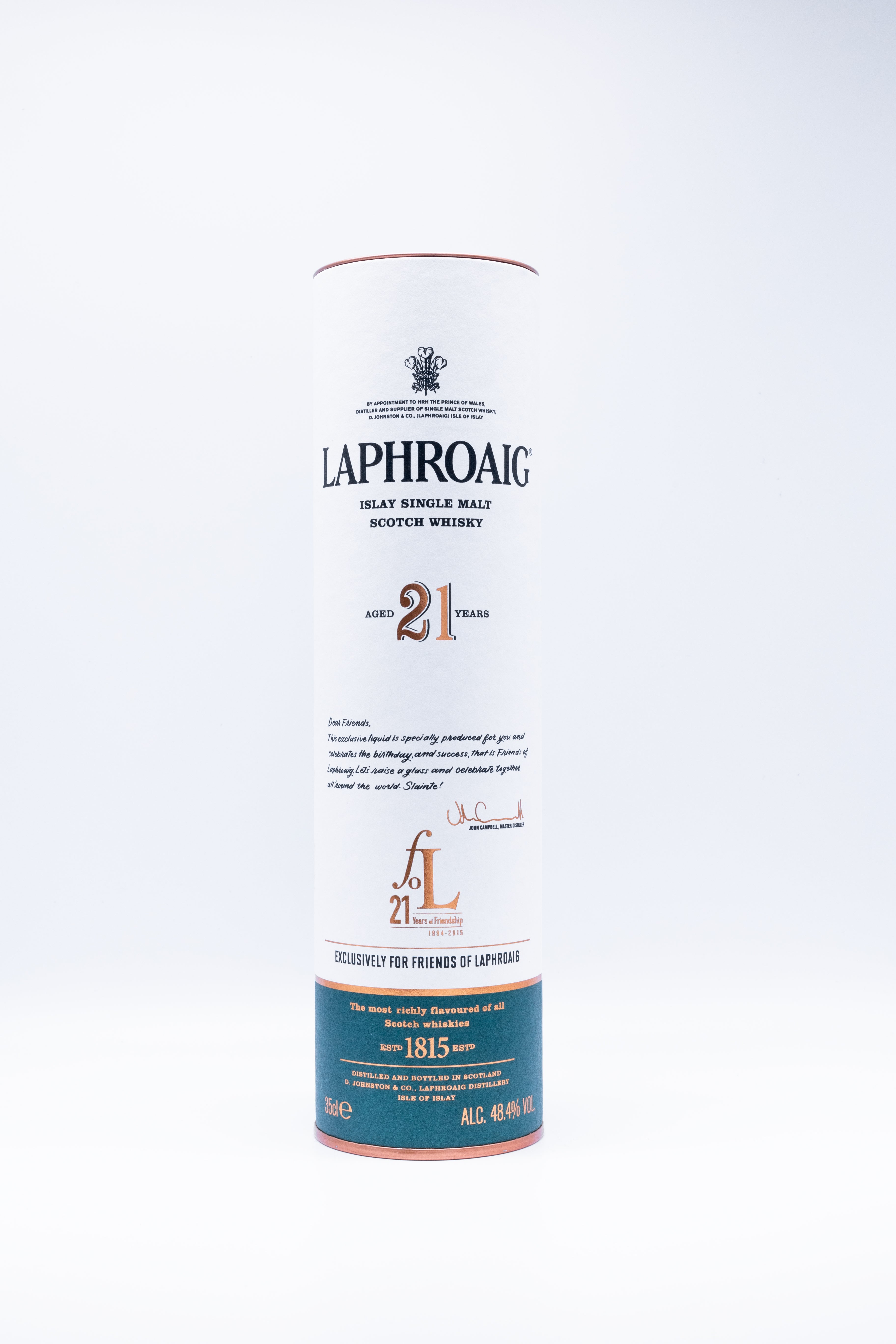 Laphroaig 21 Year Old Friends Of Laphroaig