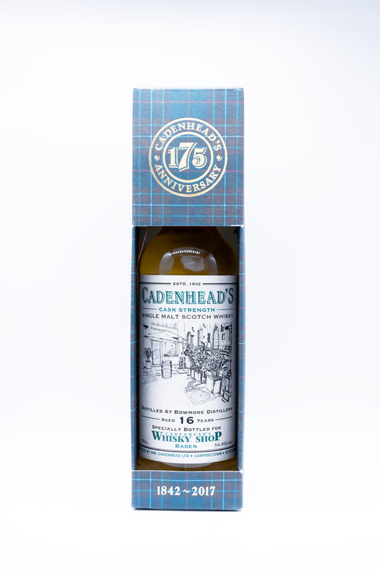 Bowmore 16 year old Cadenheads' 175th Anniversary  Baden Whisky Shop
