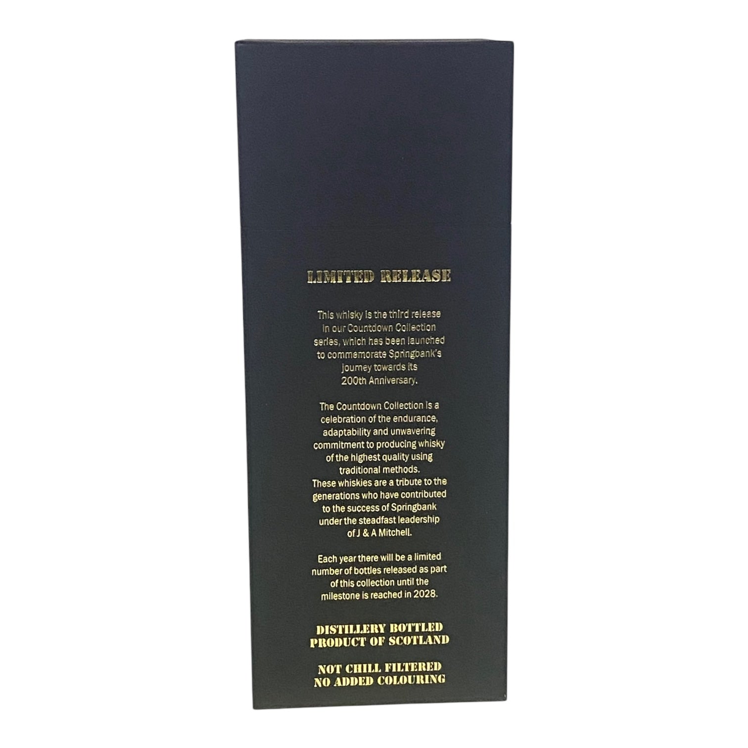 Springbank Countdown Collection  30 Year Old 3rd Edition