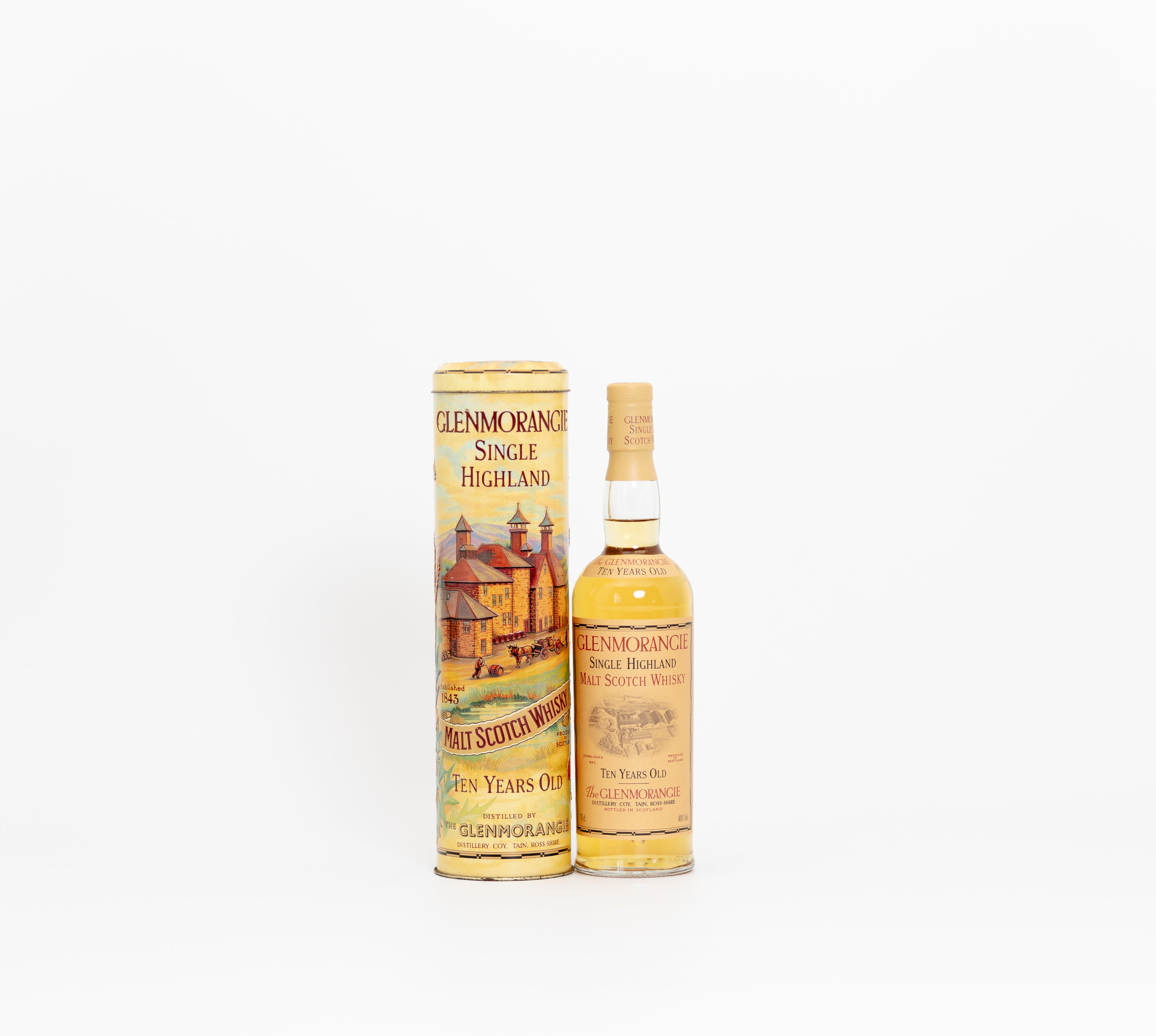 Glenmorangie 10 Year Old Sequencentenial - Old Style, Gift Tin