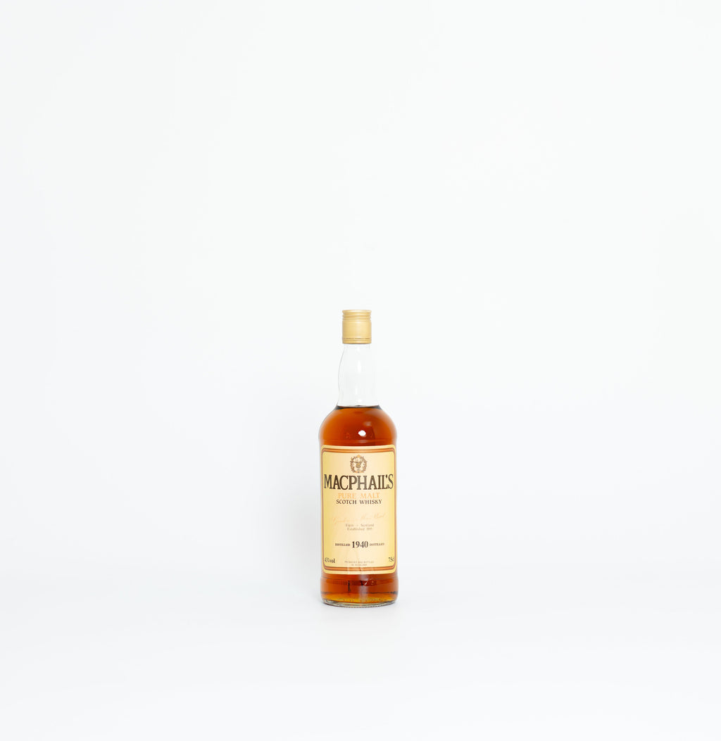 MacPhail’s Distilled 1940 – Bottled by Gordon & MacPhail, Bottle Only (Exceptional Pre-War Rarity)
