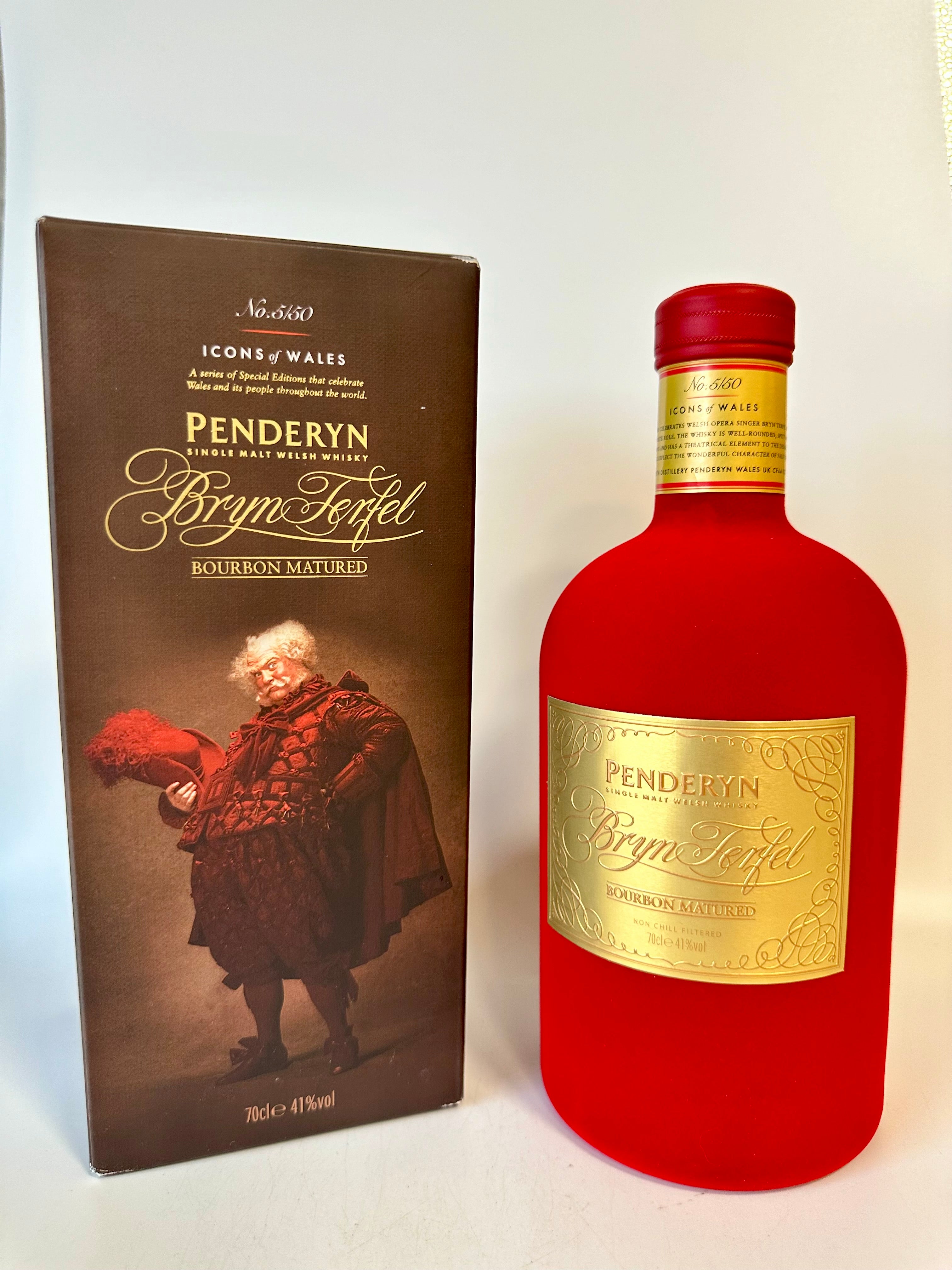 Penderyn Icons of Wales #5 Bryn Terfel Single Malt Welsh Whisky, 70cl, 46% ABV