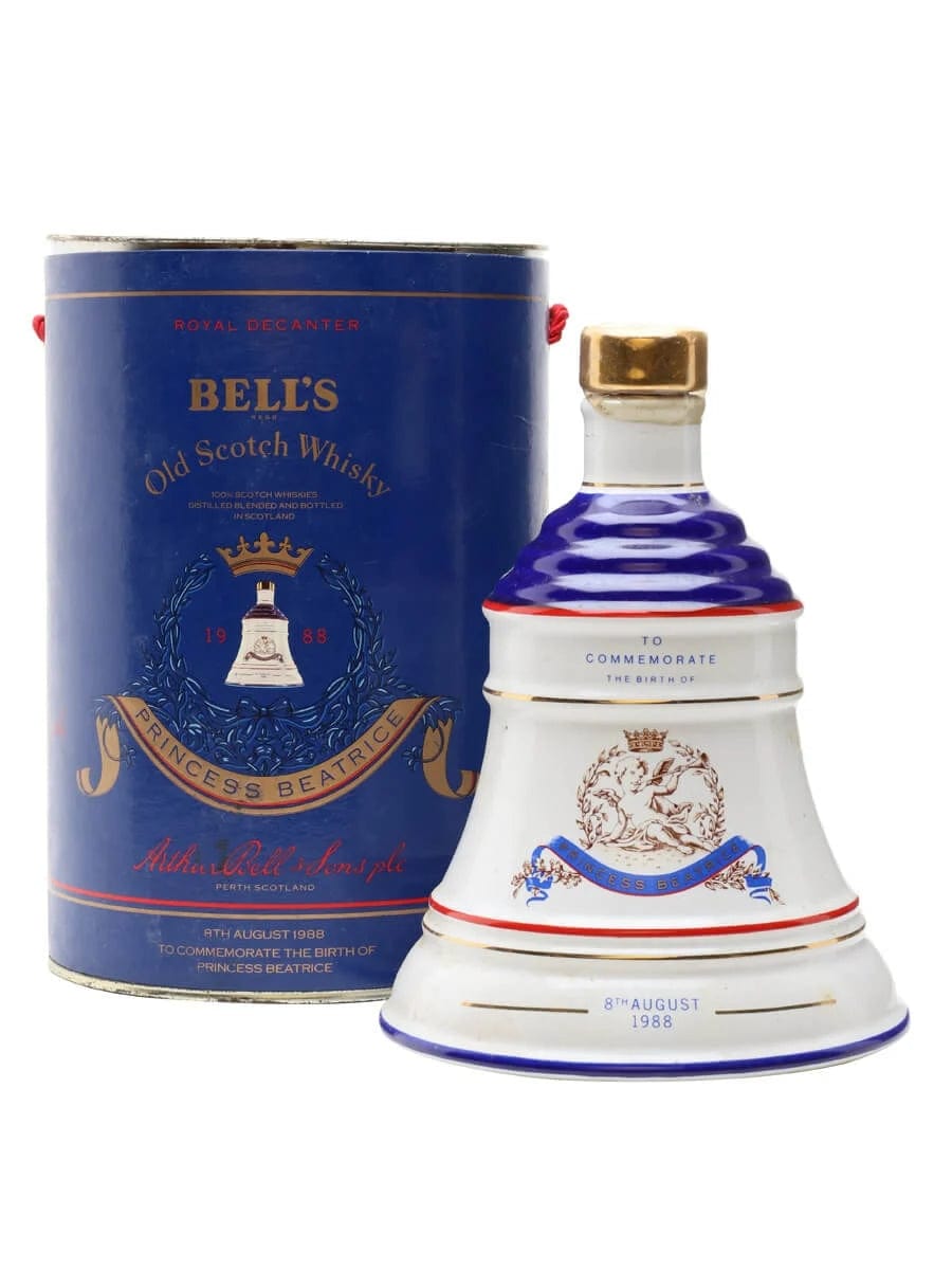 Bell's Royal Decanter to Commemorate the birth of Princess Beatrice 1988