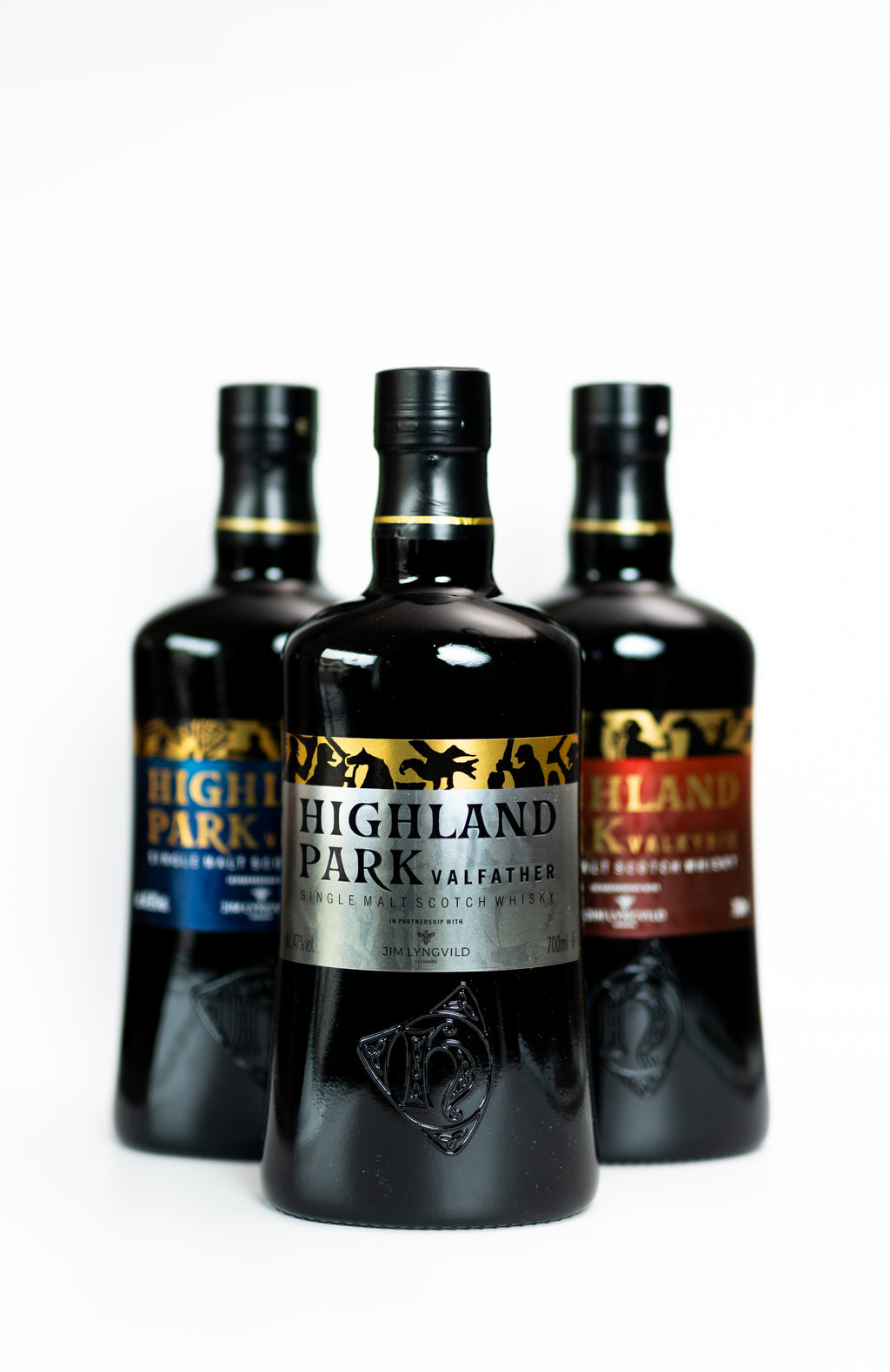 Highland Park Viking Legend Series Full Set - Valkyrie, Valknut & Valfather