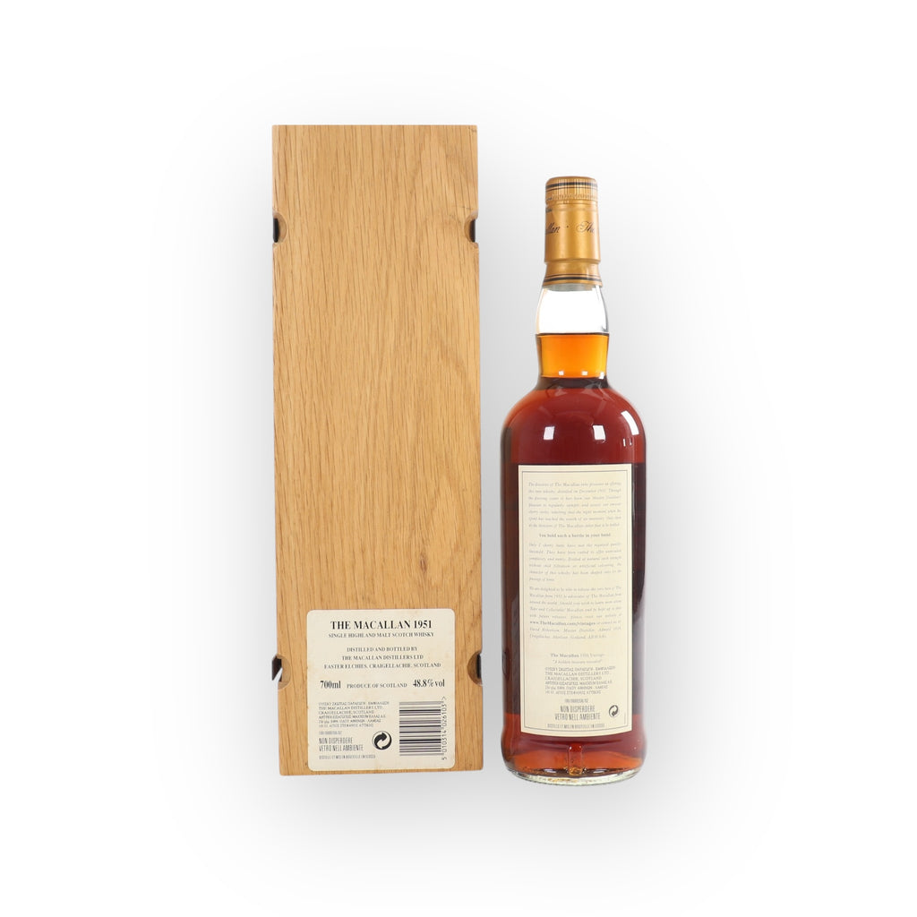Macallan 51 Year Old 1951 Fine & Rare