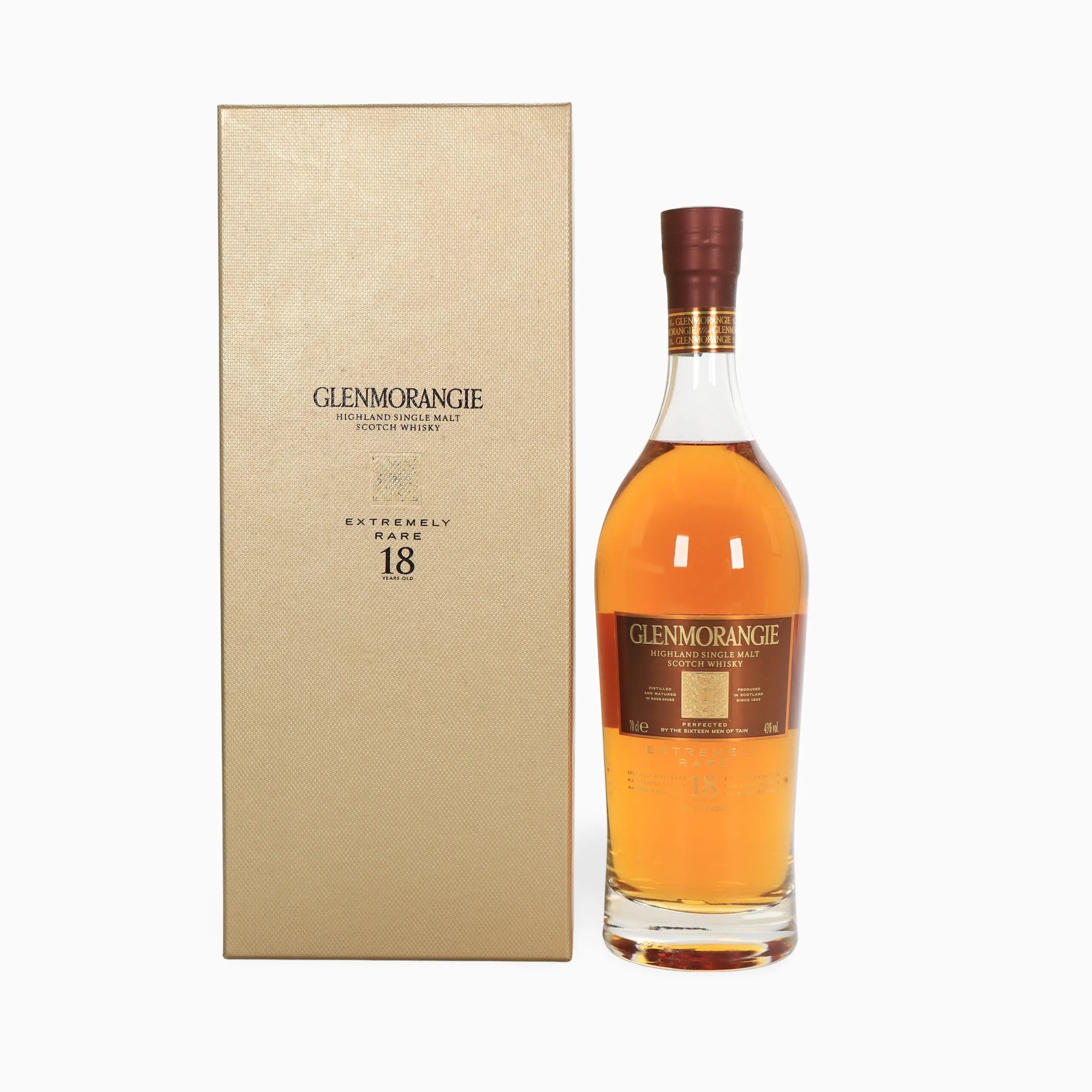 Glenmorangie 18 Year Old Extremely Rare | Gold Box | 43% | 70cl | Highland Single Malt