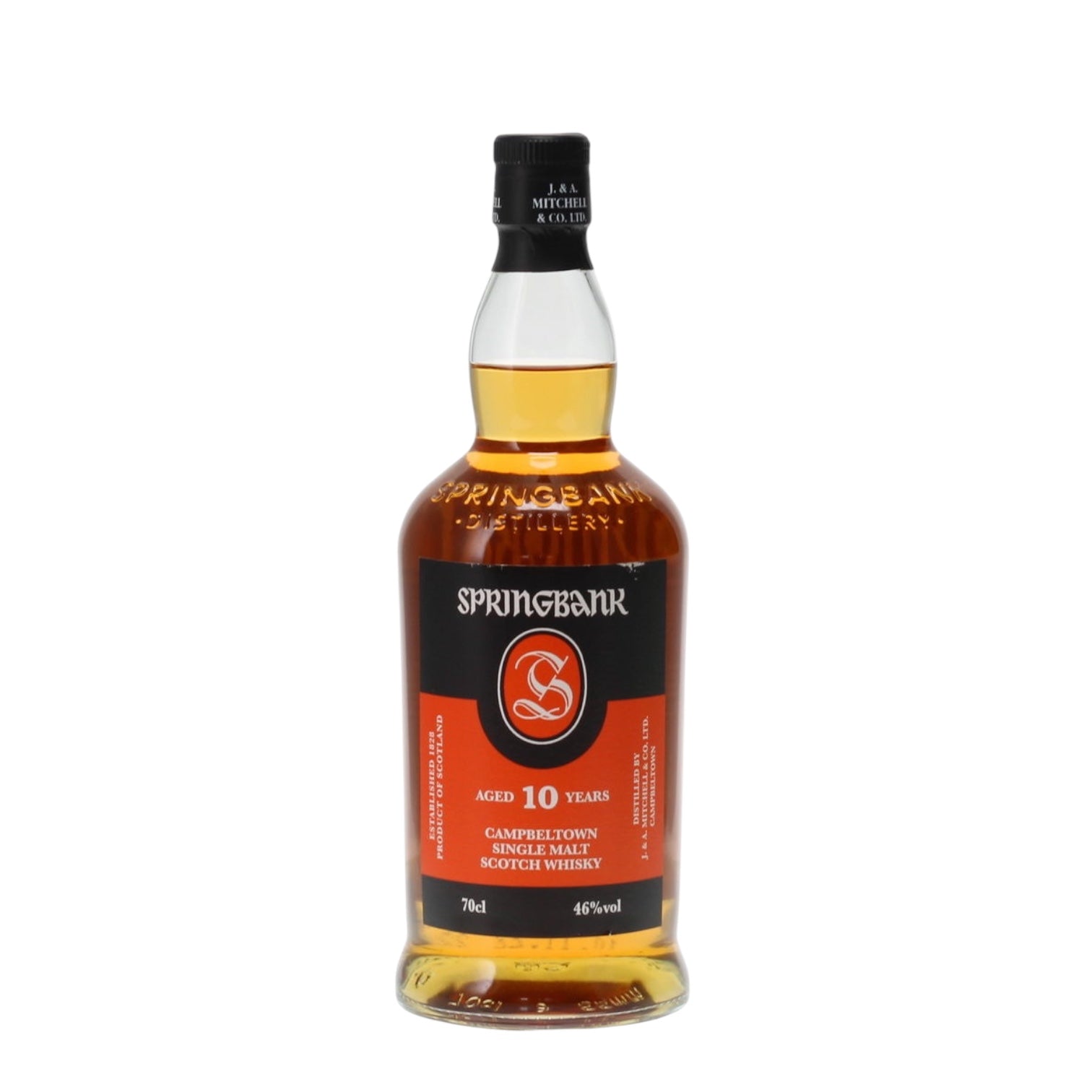 Springbank 10 Year Old Single Malt Scotch Whisky - 70cl 46%
