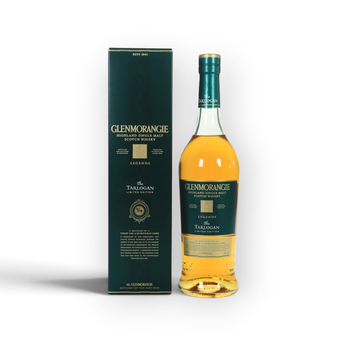 Glenmorangie Tarlogan The Legends Series | New Charred Oak | 43% | 70cl | Highland Single Malt