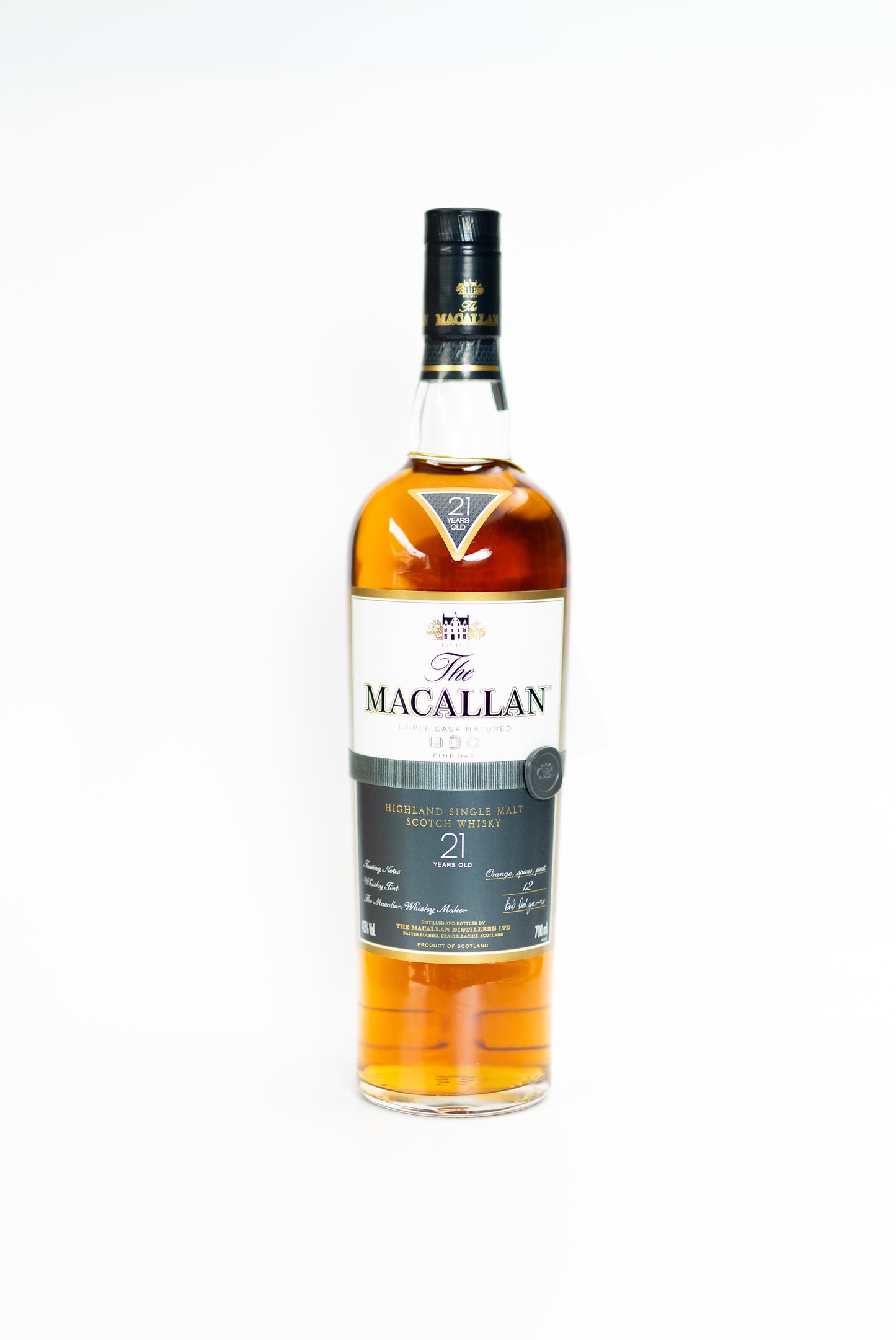 Macallan 21 Year Old
Fine Oak