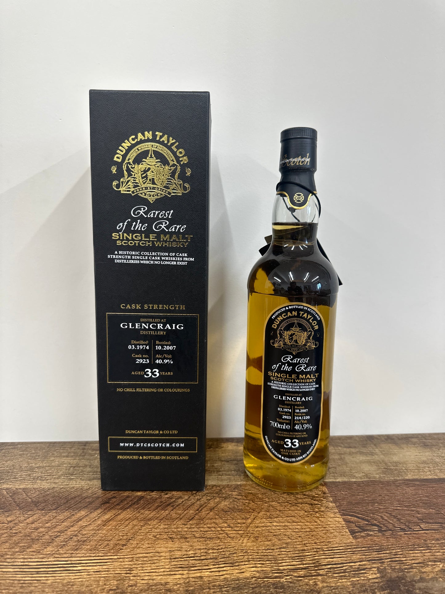 GlenCraig 33 Year Old Duncan Taylors