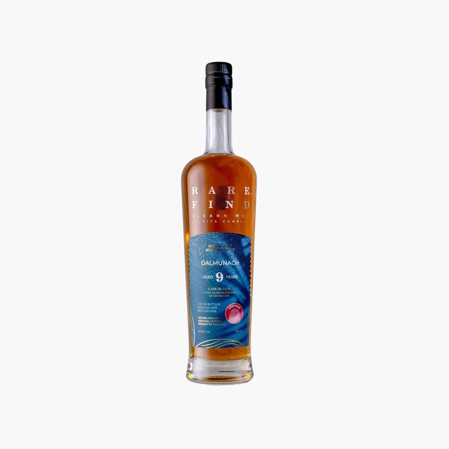 Rare Find Dalmunach 9 Year Old | Single Cask | 1st Fill Oloroso Sherry Quarter Cask | 60.6% ABV