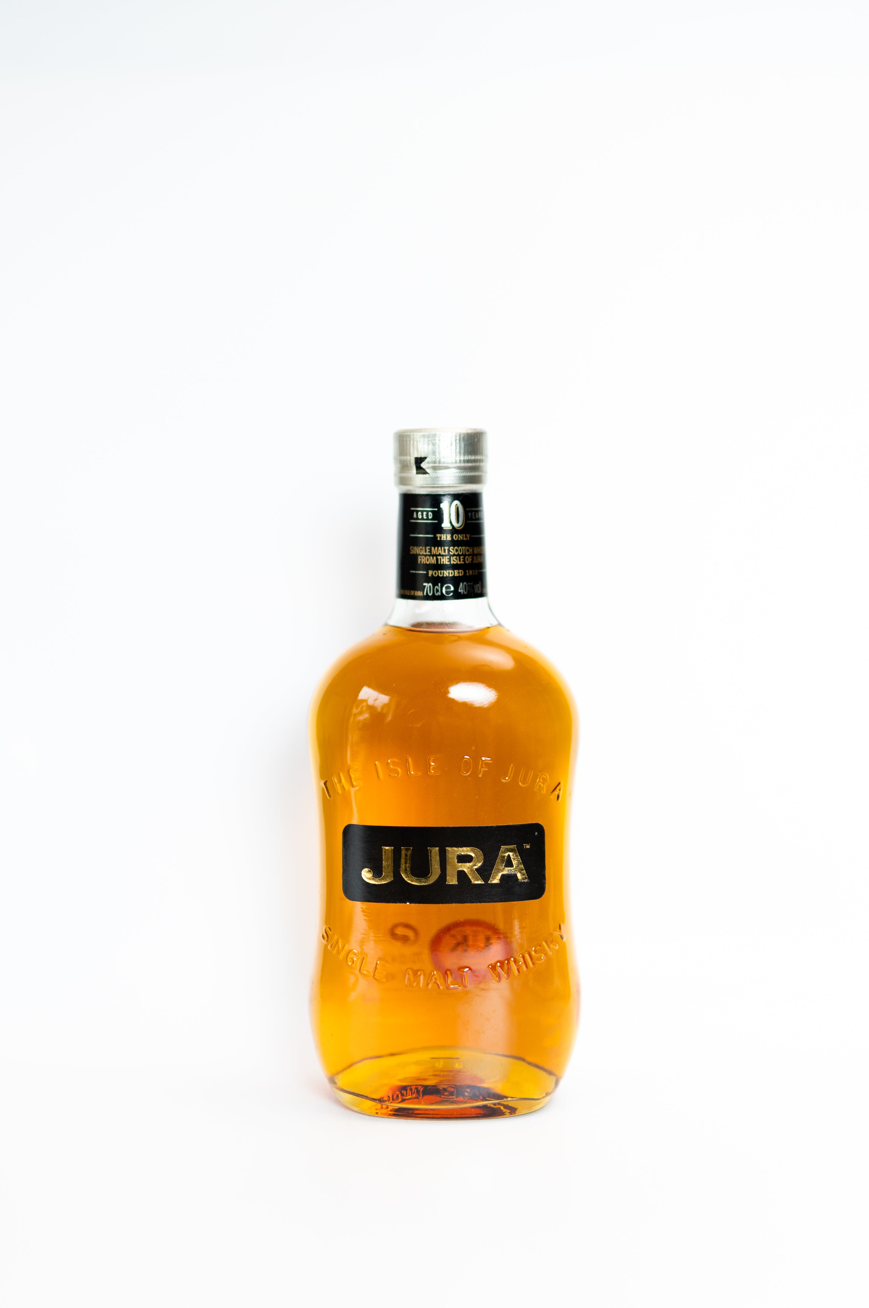 Jura 10 Year Old Single Malt Scotch Whisky, 70cl, 40% ABV (1980s)