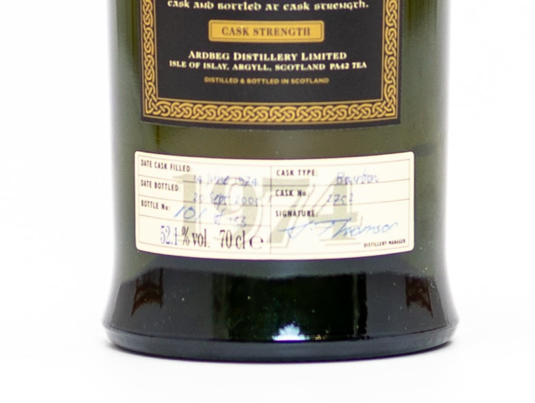 Ardbeg Single Cask #2752 Whisky 31 Year Old 1974