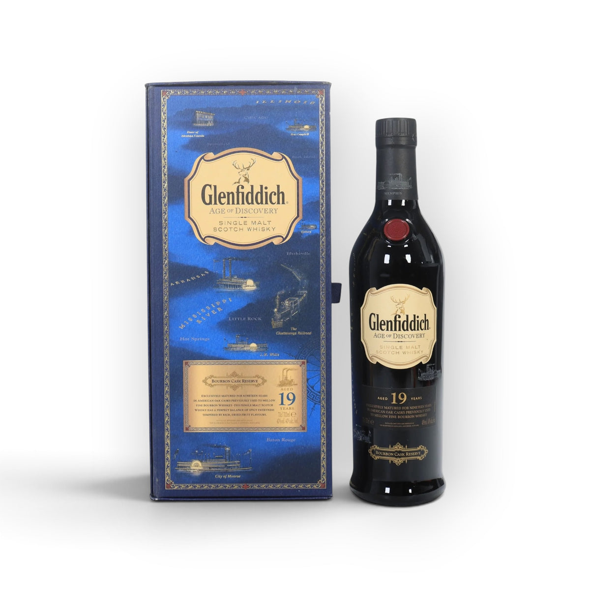 Glenfiddich Age of Discovery II Bourbon Cask | 19 Year Old | 40% | 70cl | Speyside Single Malt