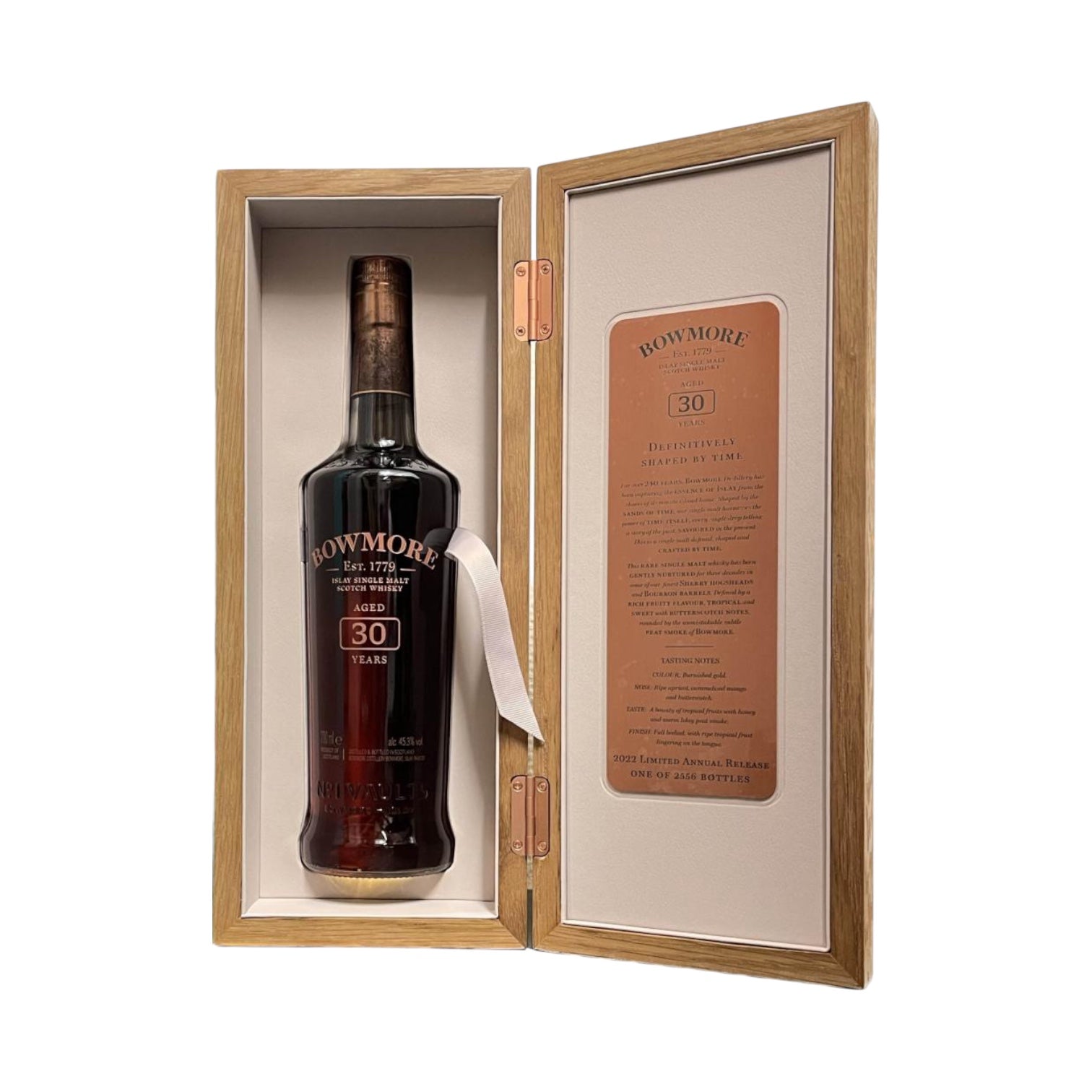 Bowmore 30 Year Old (2022 Release) Single Malt Scotch Whisky 70cl